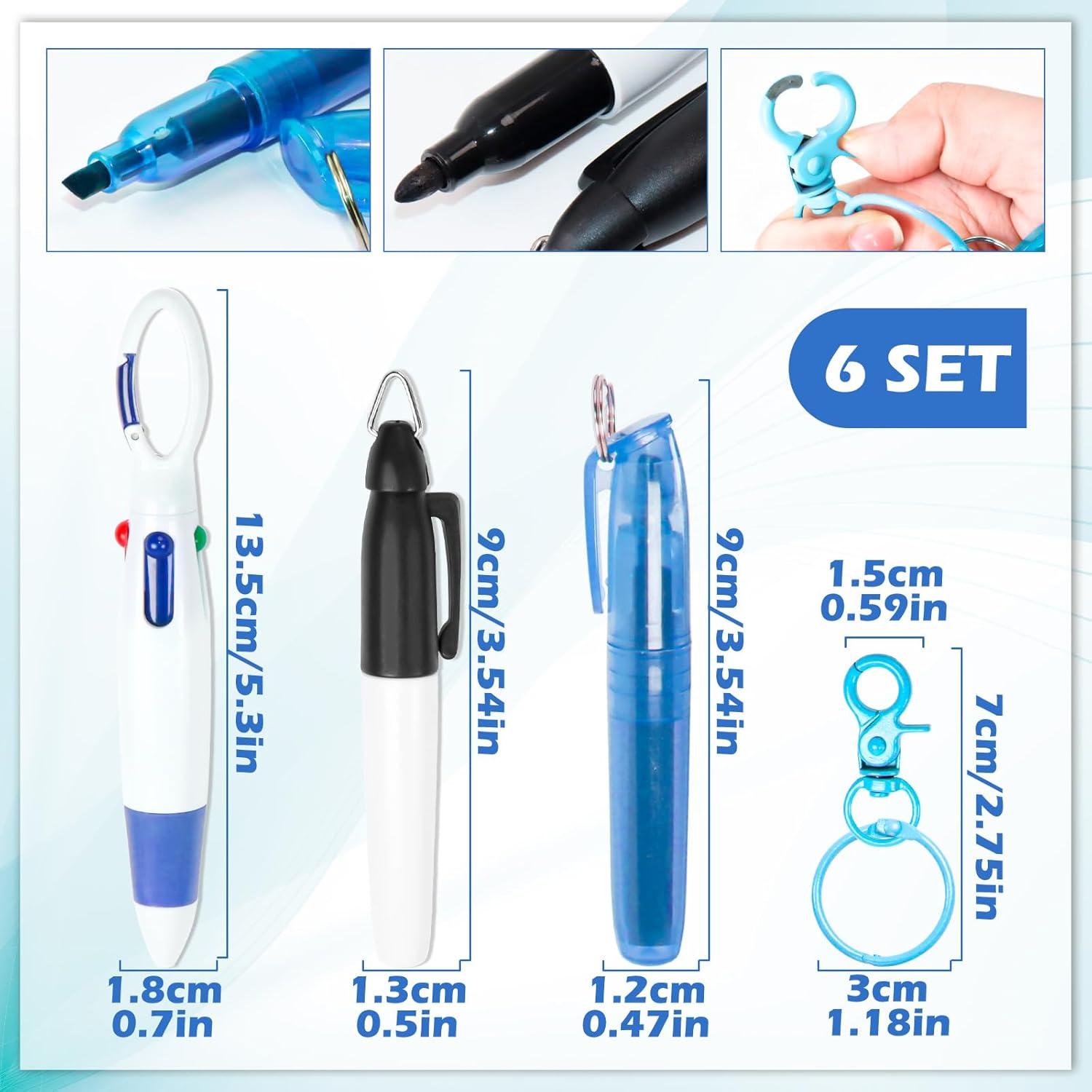 Juego de 6 bolígrafos mini para enfermeras GANZHOUYILAN