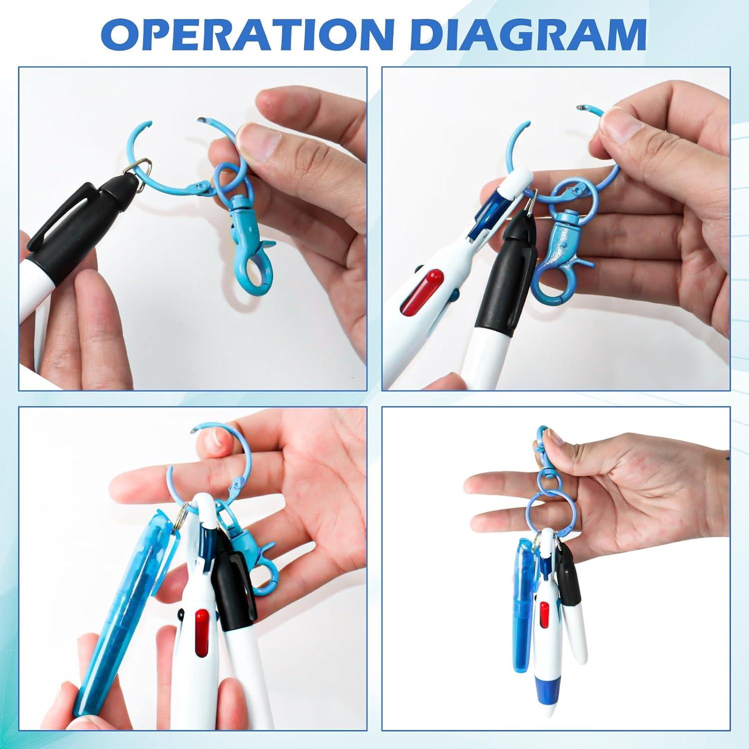 Juego de 6 bolígrafos mini para enfermeras GANZHOUYILAN