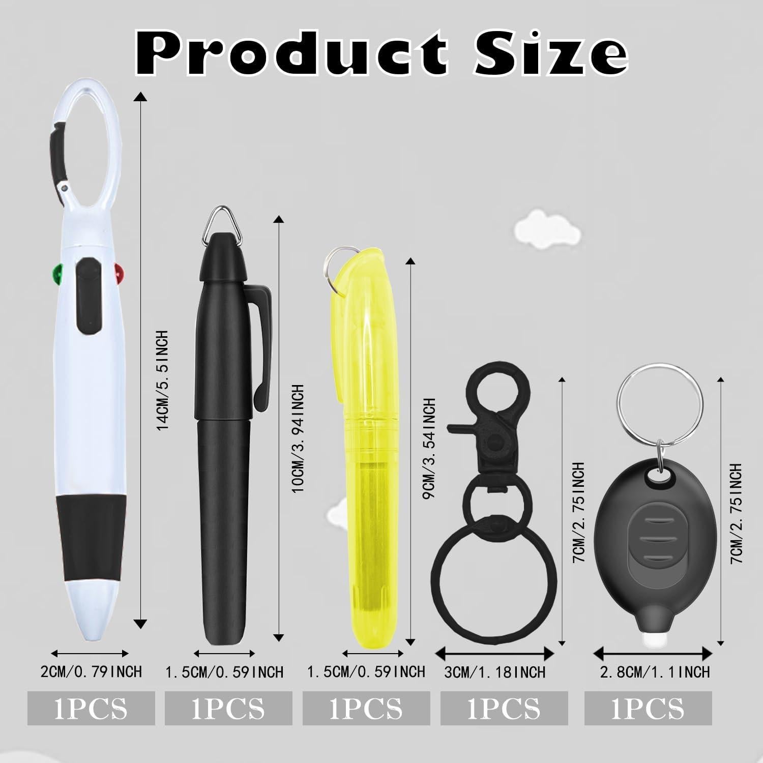 Juego de bolígrafos para enfermeras Daemson con linterna LED