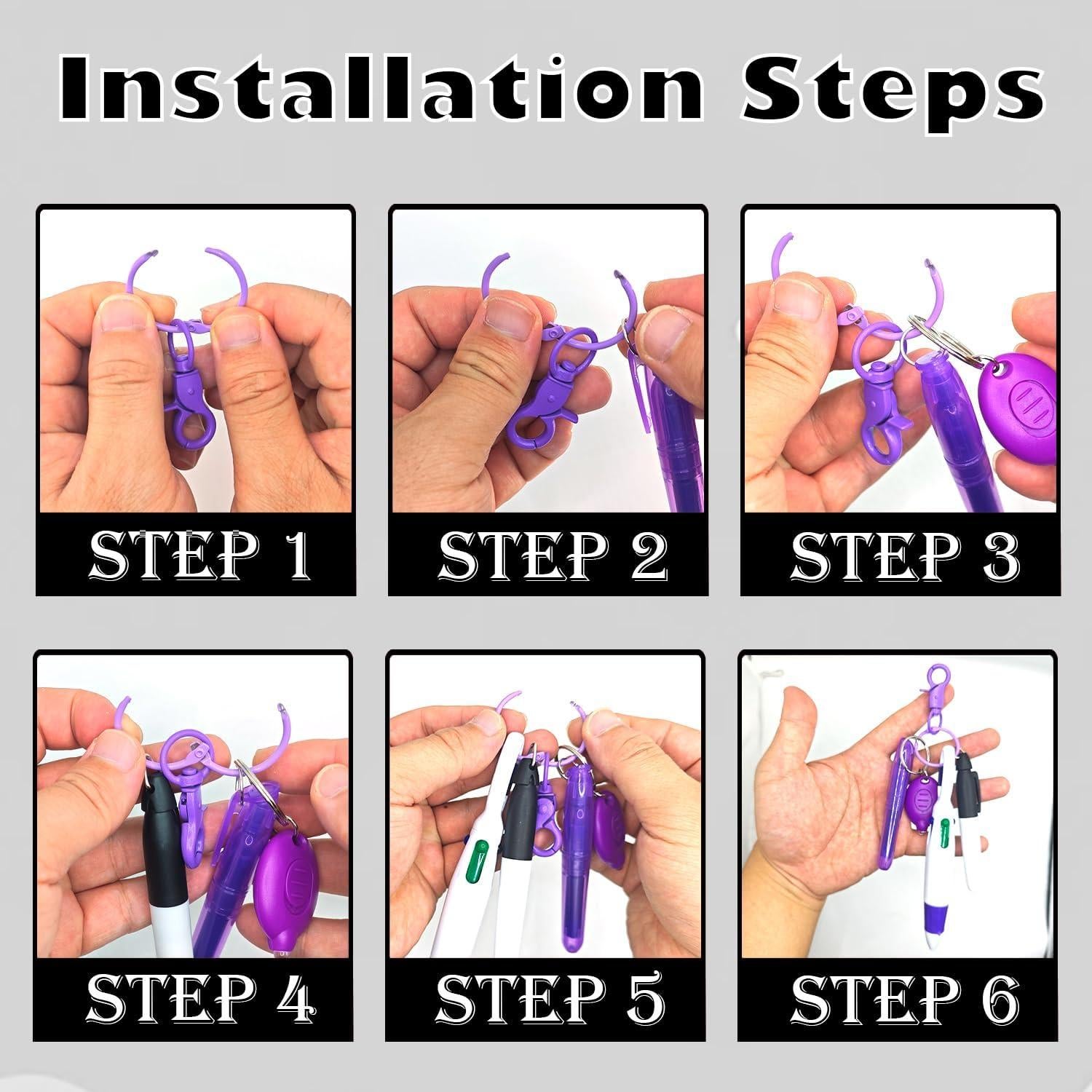 Juego de bolígrafos para enfermeras Daemson con linterna LED