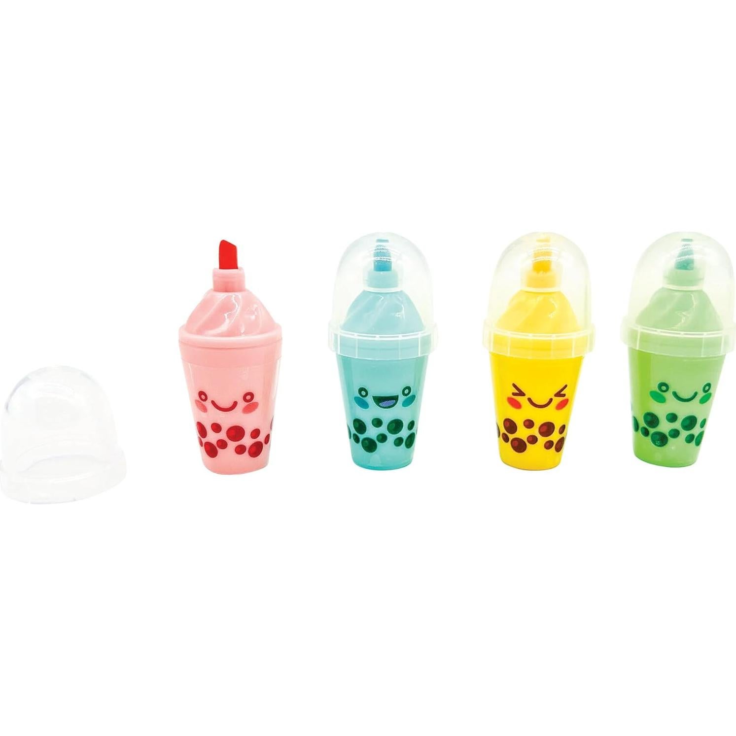 Marcadores Fluorescentes Raymond Geddes Boba Tea 24 Pzas Punta Chisel