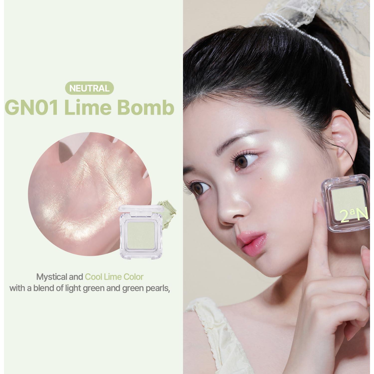 Iluminador en Polvo 2aN Pure Glash GN01 Bomba de Lima 22.7g