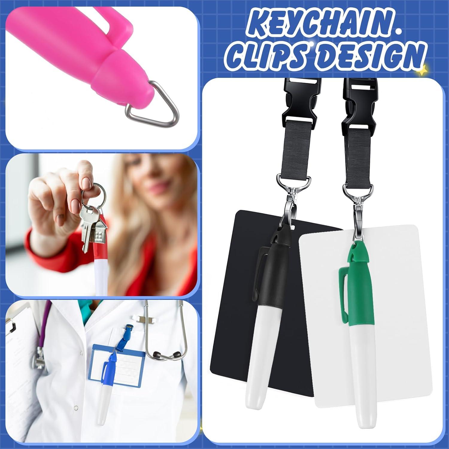 Ctosree Mini Marcadores Permanentes 80 Pcs Multicolor con Clips