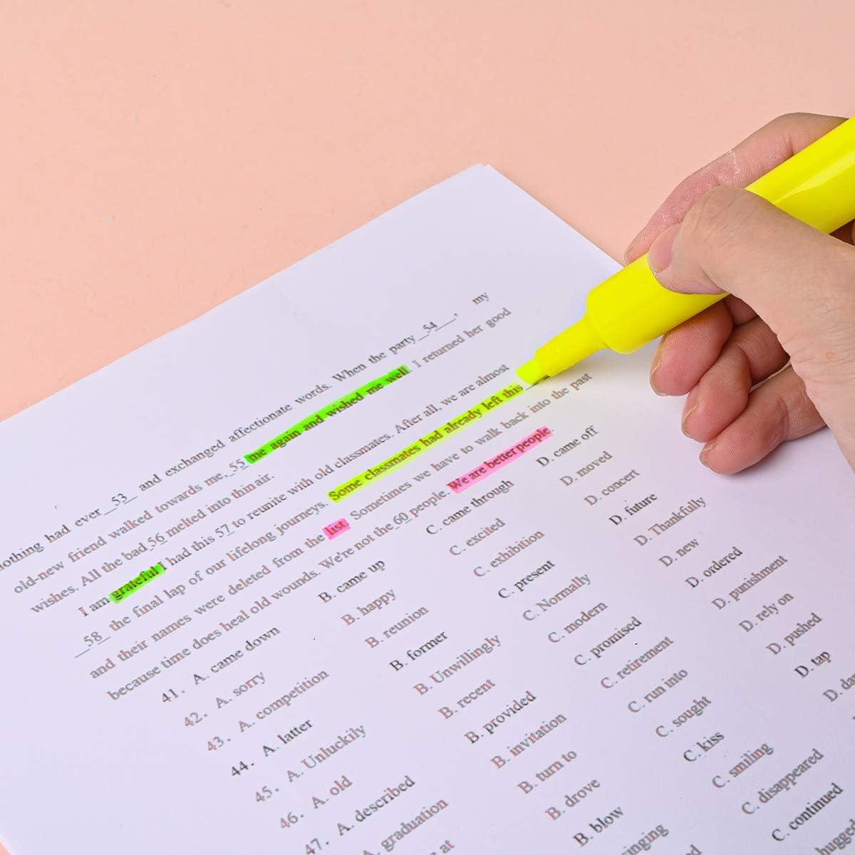 Set de 24 Marcadores Fluorescentes Dabo&Shobo - Tinta Rápido Secado