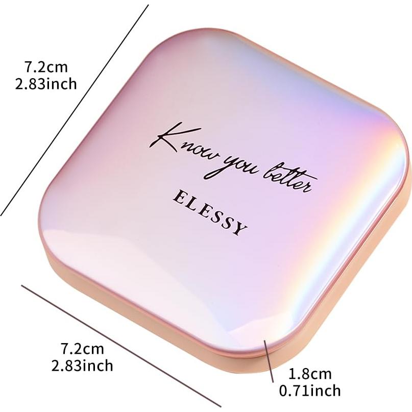 Paleta de Iluminador Facial ELESSY - Brillo Solar, 4 Tonos