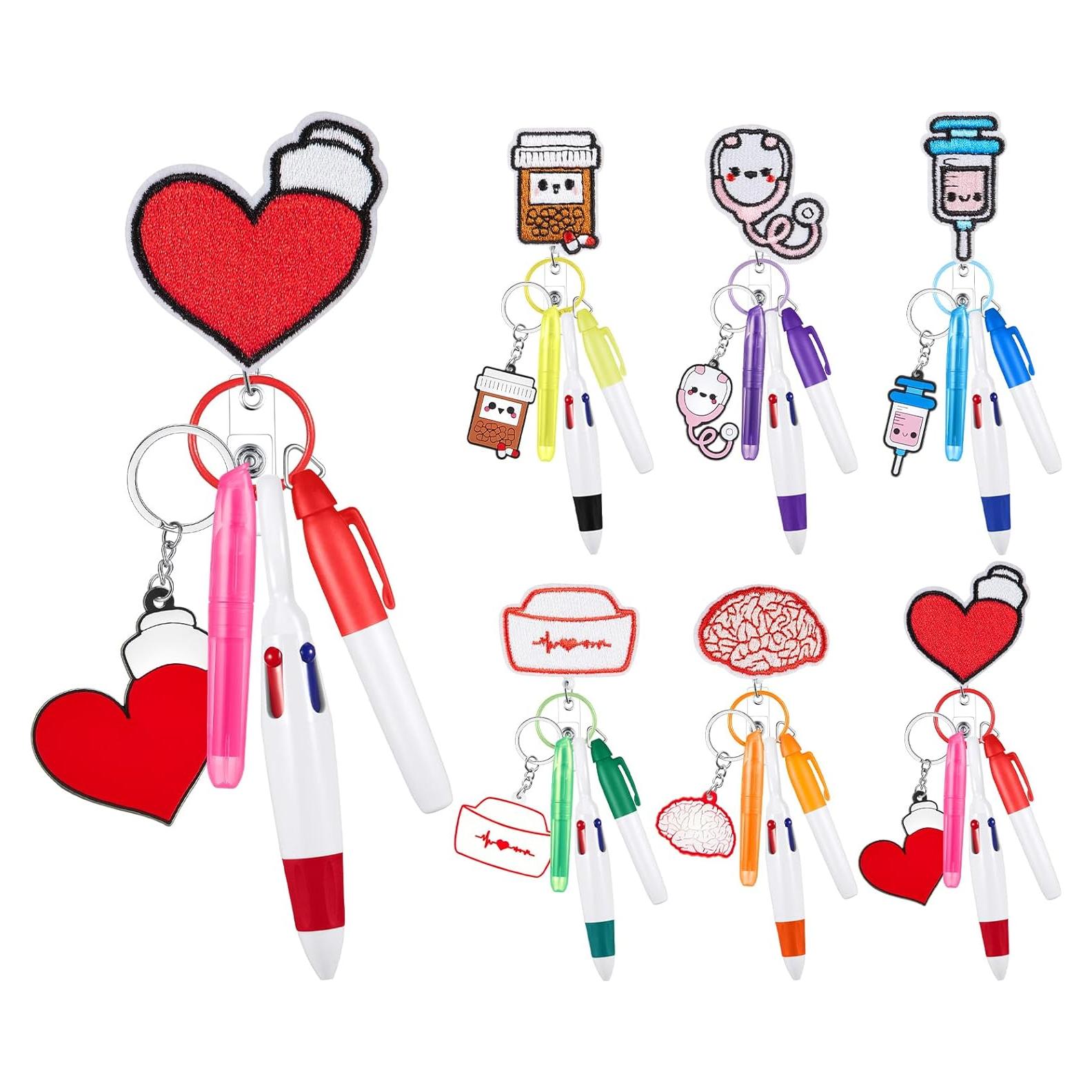 Juego de 36 Bolígrafos de Enfermería Henoyso con Carretes