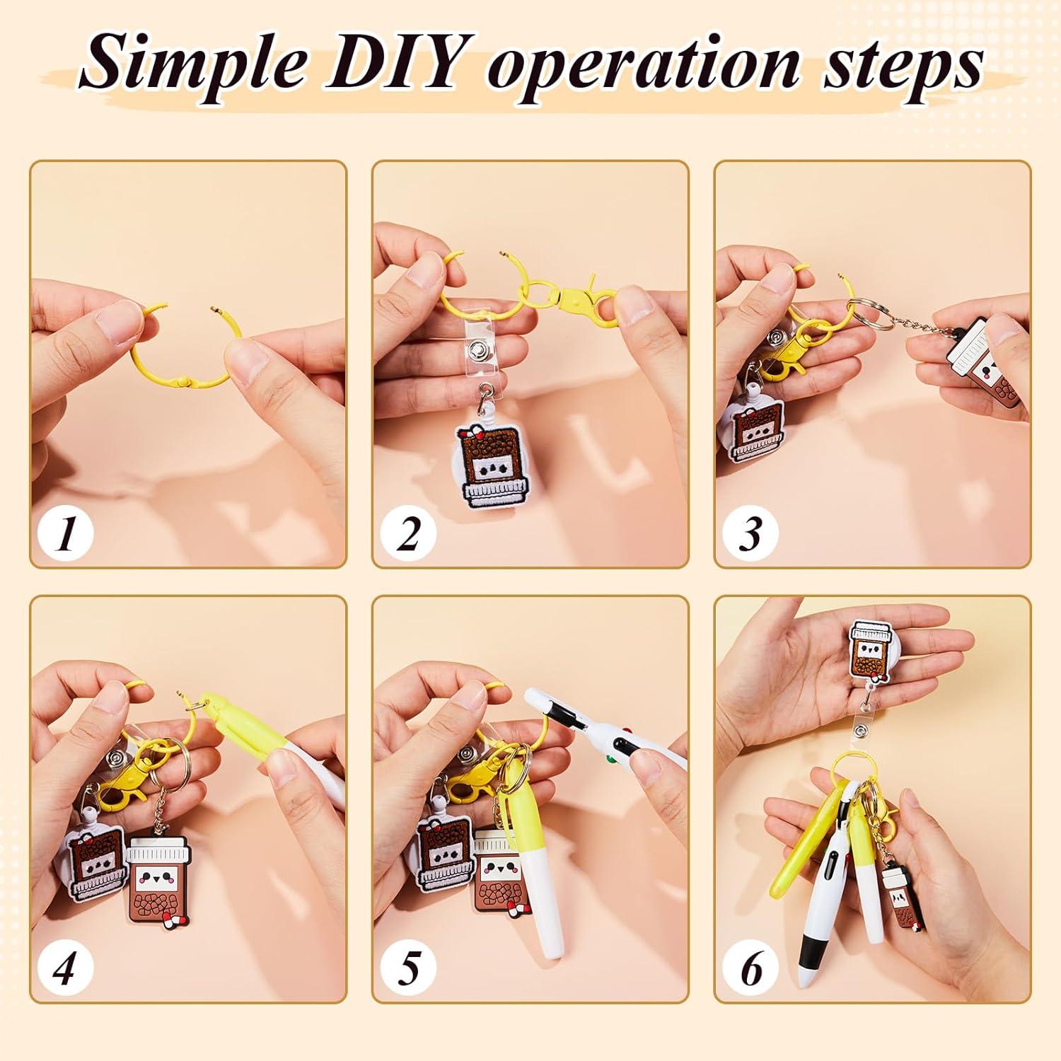 Juego de 36 Bolígrafos de Enfermería Henoyso con Carretes