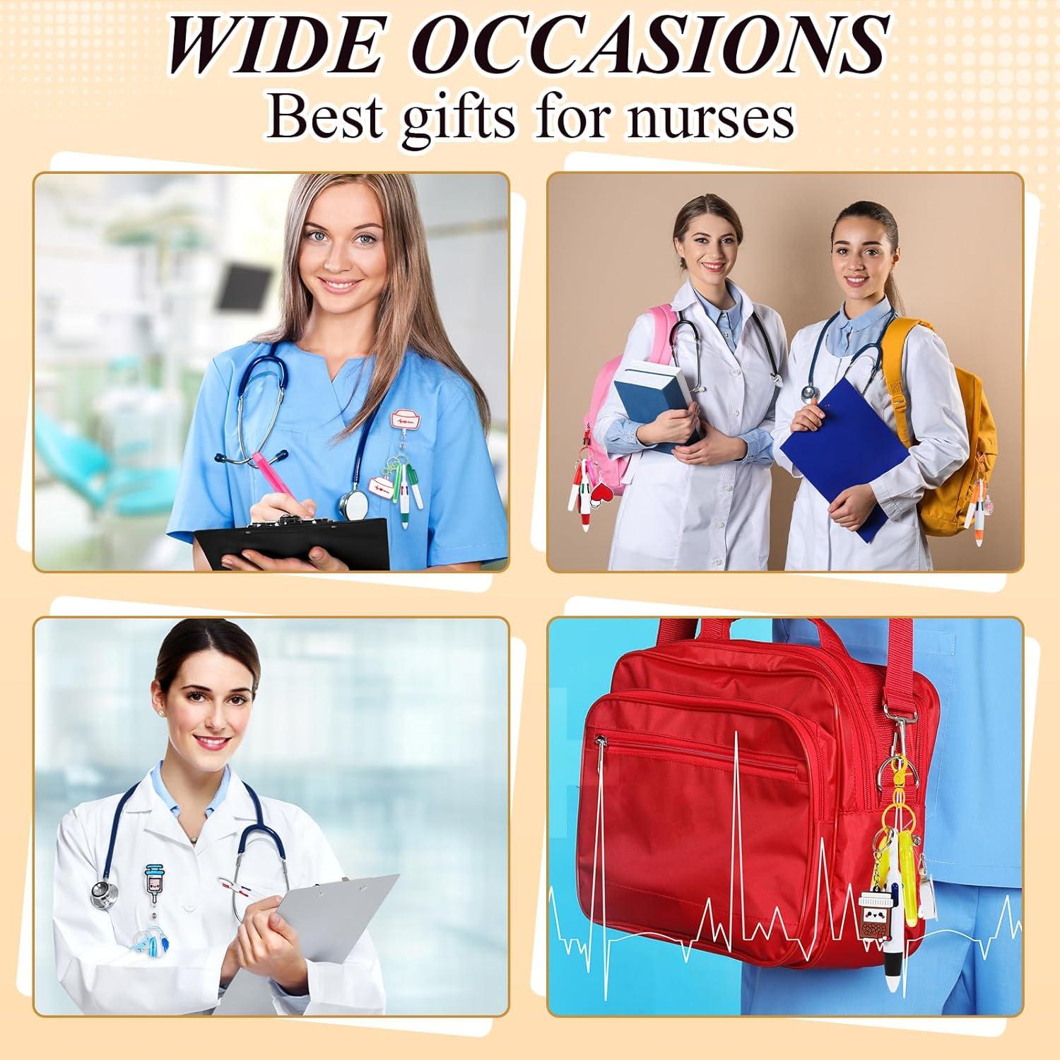 Juego de 36 Bolígrafos de Enfermería Henoyso con Carretes