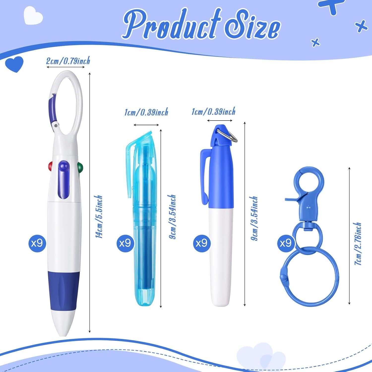 Set de 36 Marcadores y Bolígrafos Geyoga para Enfermería