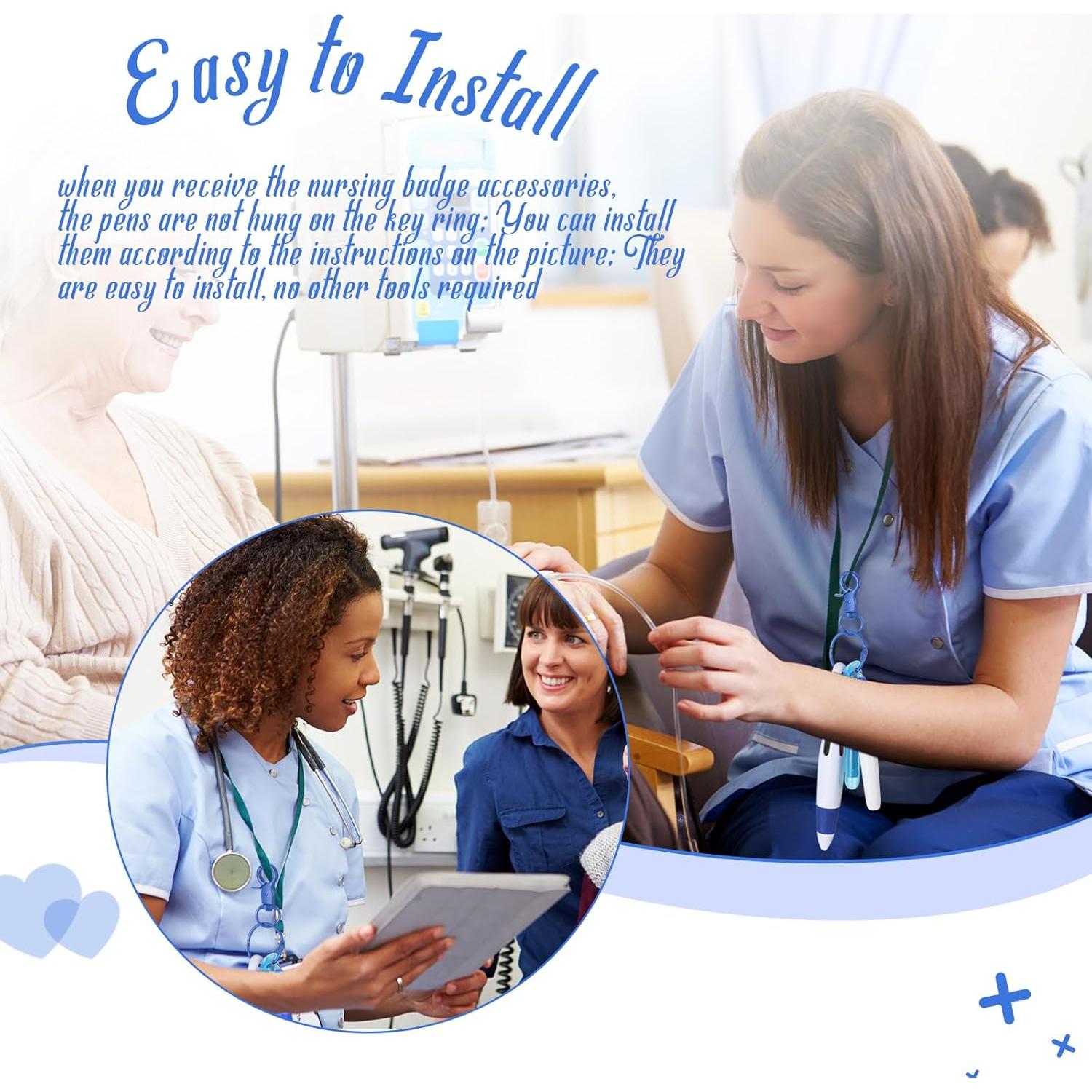 Set de 36 Marcadores y Bolígrafos Geyoga para Enfermería