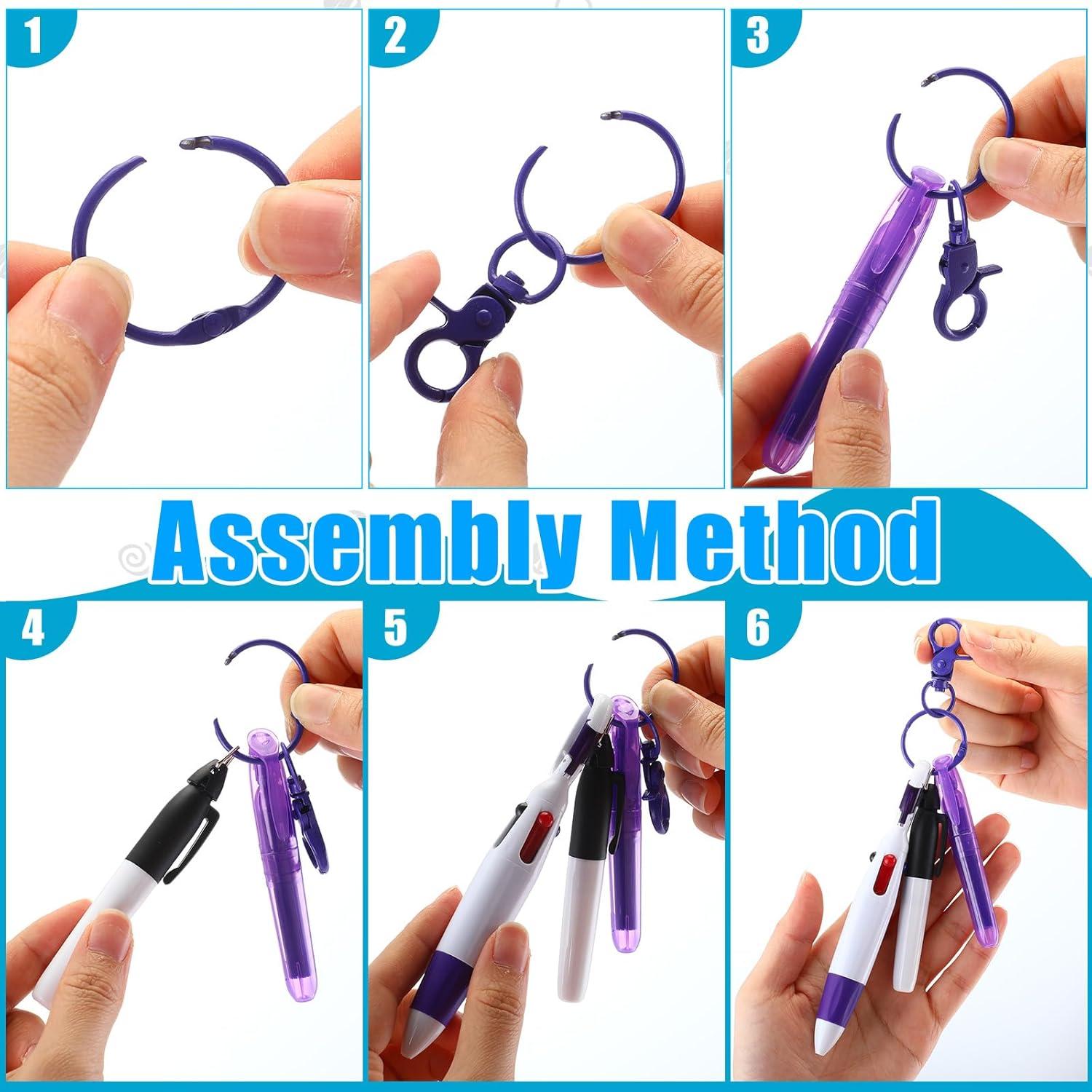 Conjunto de Bolígrafos Retráctiles Fulmoon 120 Pcs para Enfermeras