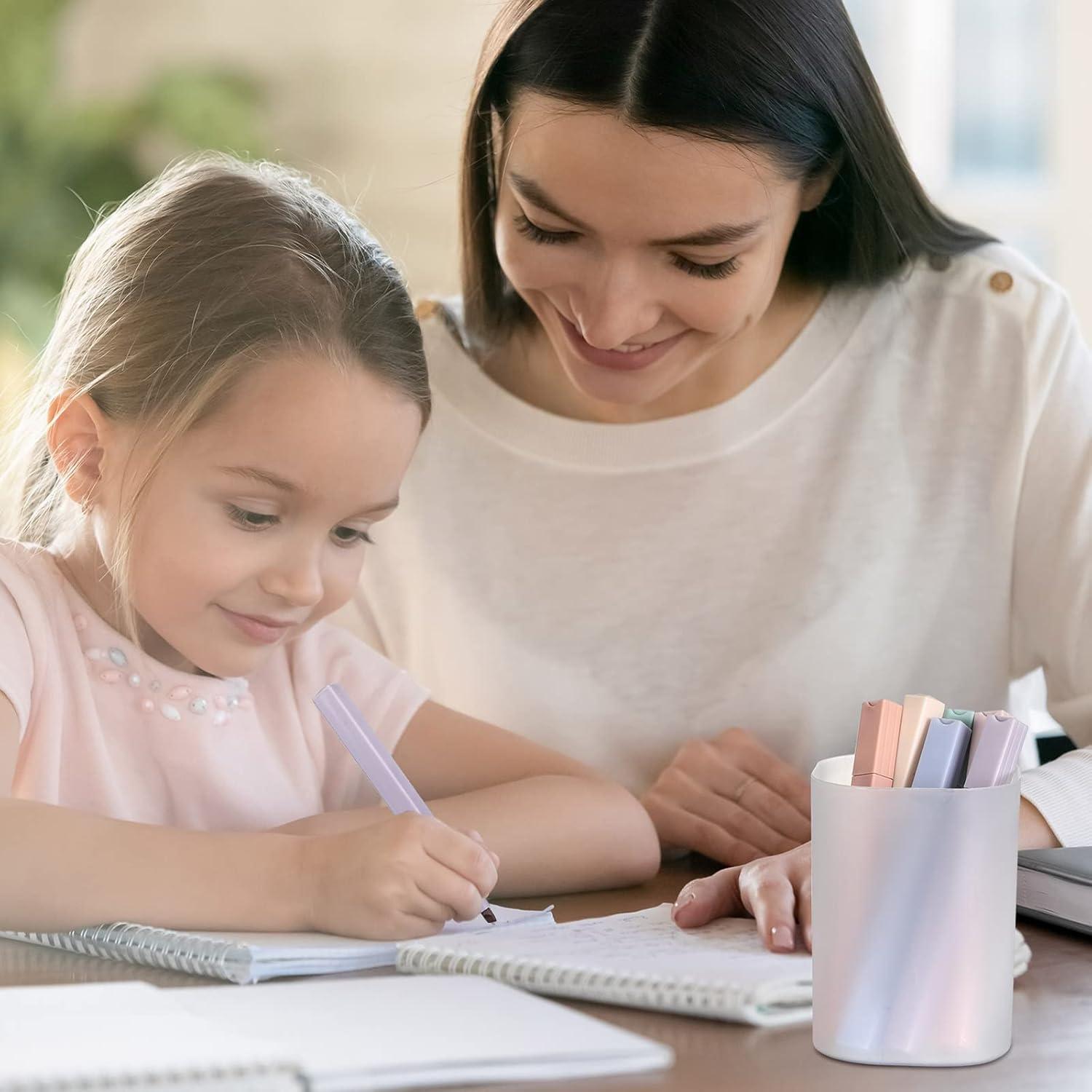 Marcadores Fluorescentes Pastel PerKoop 60 Pcs Punta Cincel