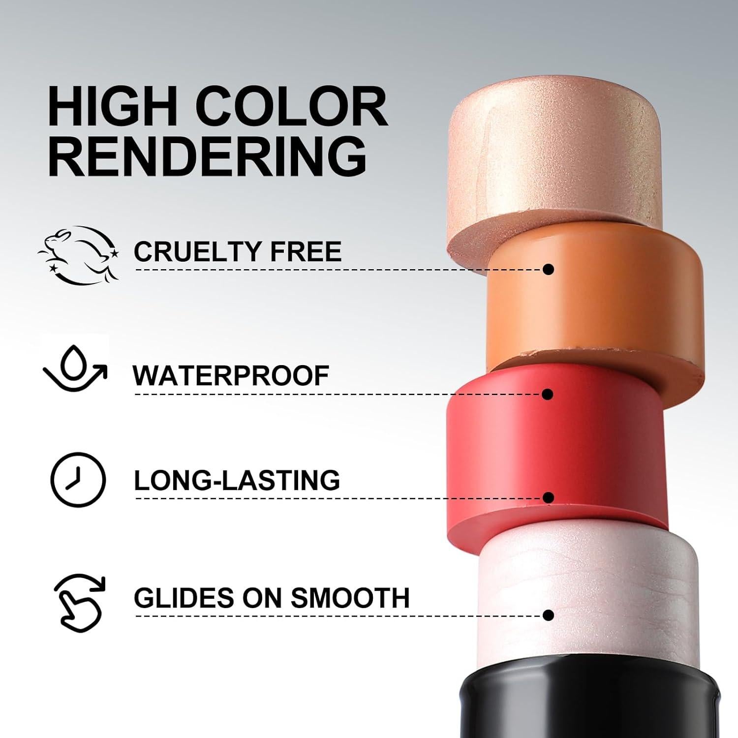 Kit de Contorno en Crema FOCALLURE 3 Pcs LUZ-MEDIO