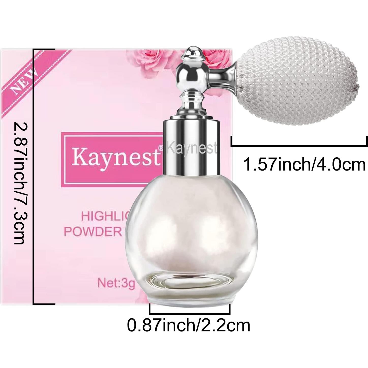 Spray Iluminador Kaynest Blanco Perla 60g - Maquillaje Brillante
