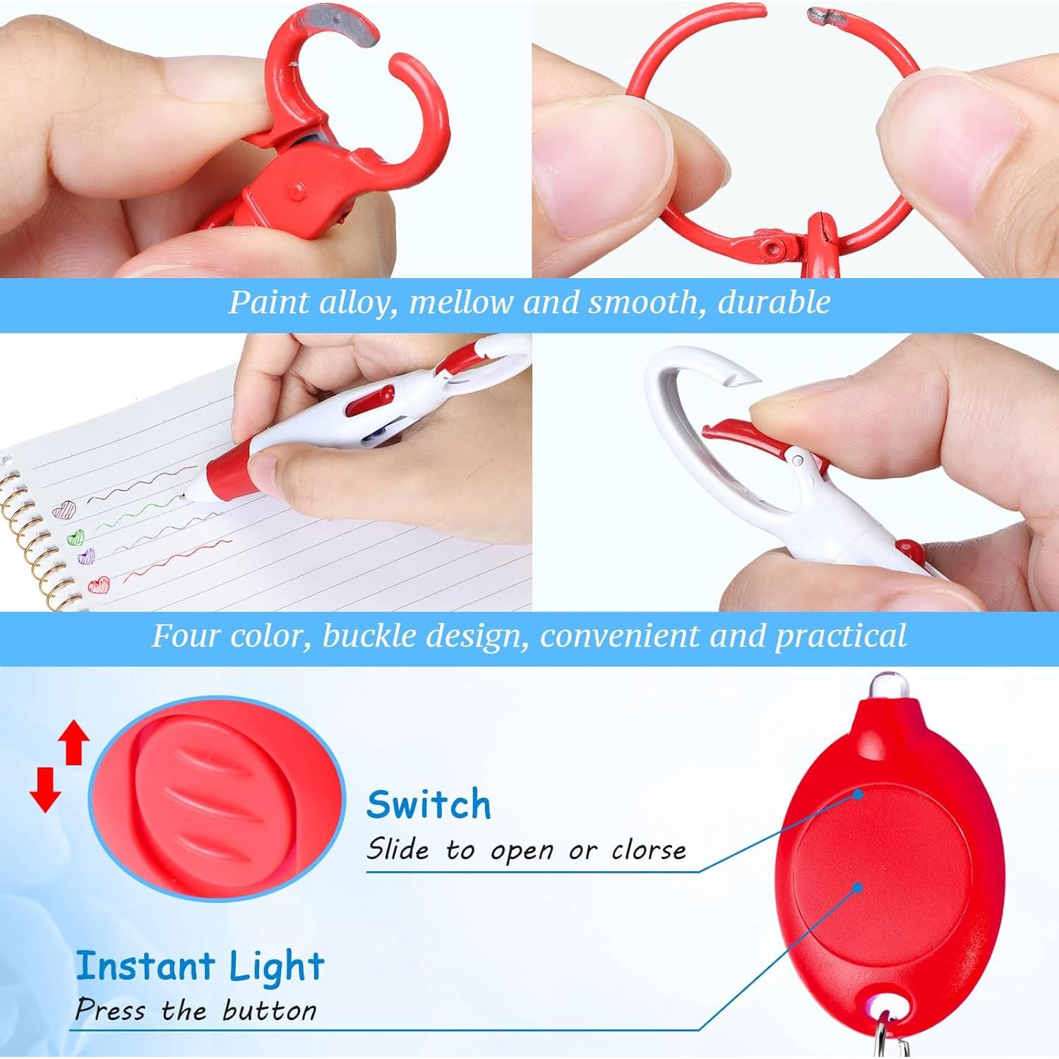 30 Piezas Bolígrafos Retráctiles y Mini Resaltadores Chinco