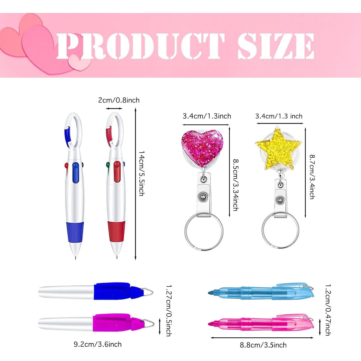 Kit de bolígrafos de enfermera Mivofun 6 piezas con brillo