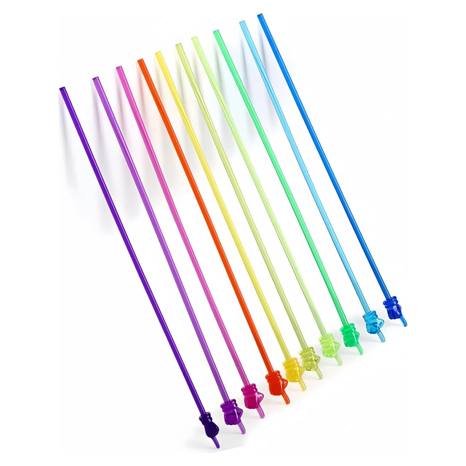 10 Palos de Lectura DOLANFYE para Niños 30 cm Coloridos