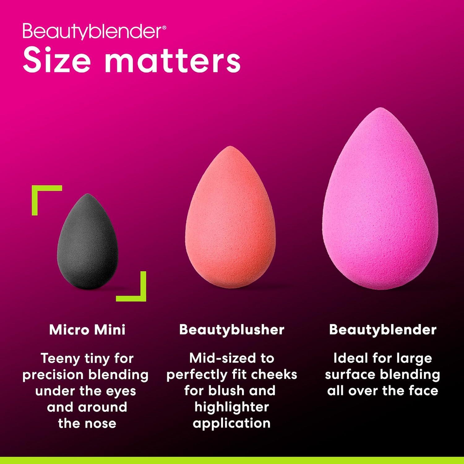 Esponjas de Maquillaje Micro Mini Pro Beautyblender Negro - 2 Unidades