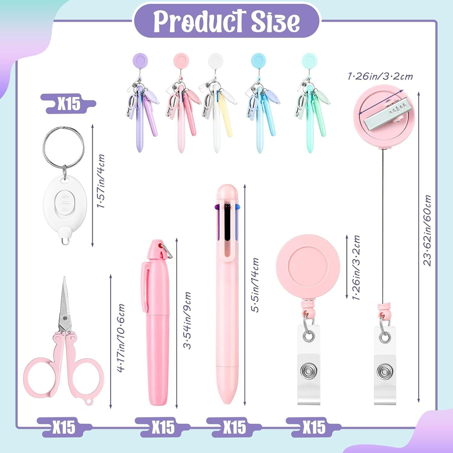 Conjunto de Accesorios para Enfermeras Trandraft 75 Pcs