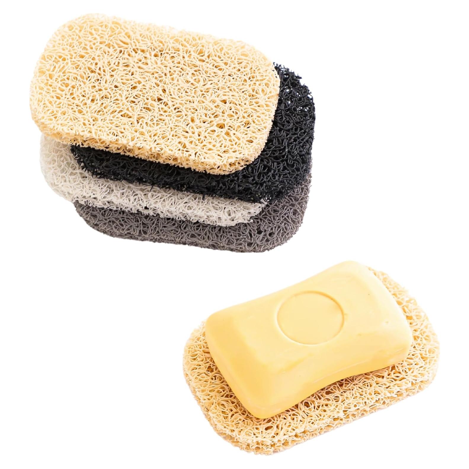 Soporte para Jabón Snowkingdom Pack de 4 Variados Antideslizante