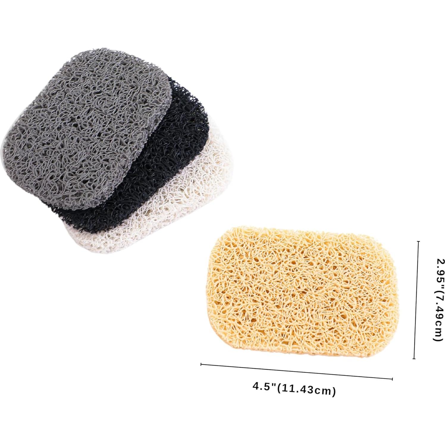 Soporte para Jabón Snowkingdom Pack de 4 Variados Antideslizante