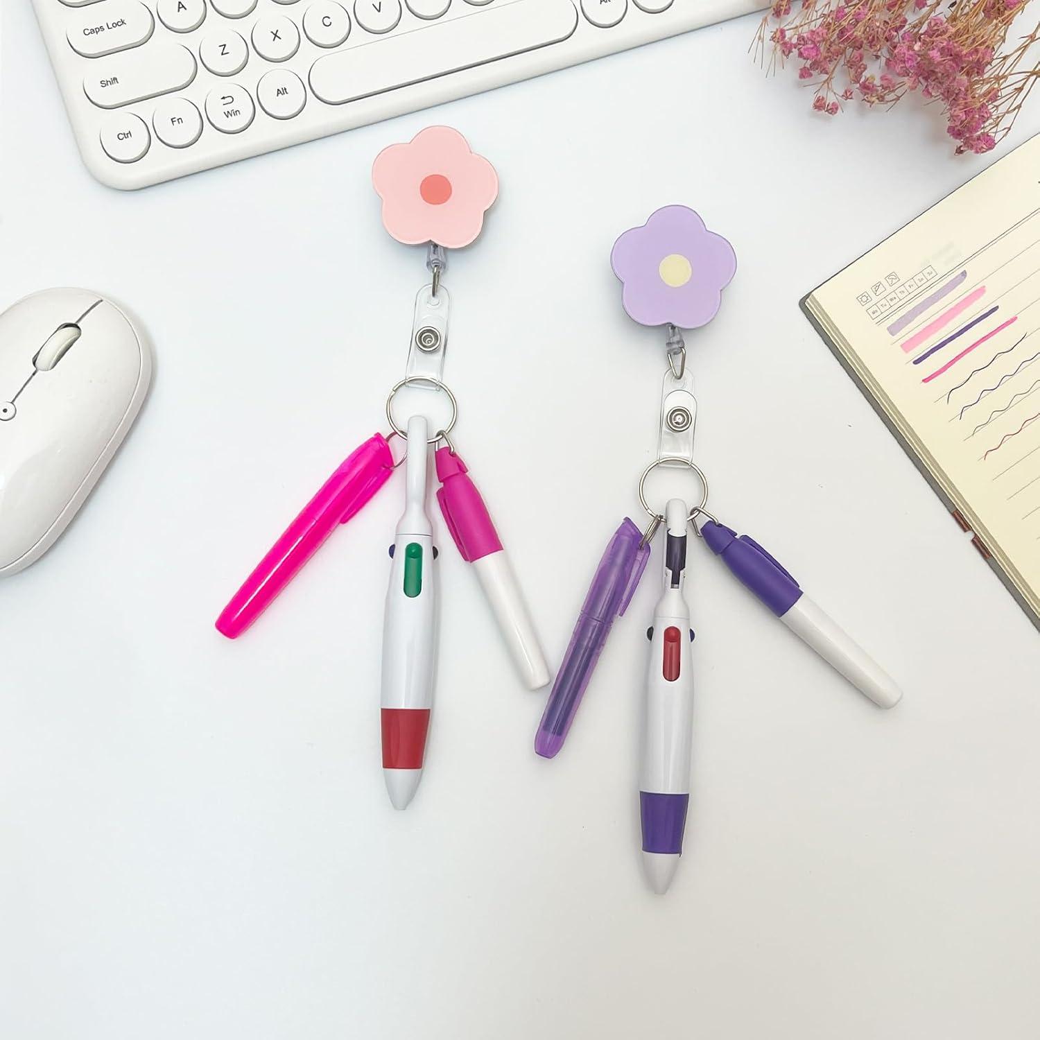 Set de Accesorios para Enfermeras Uaimvie - 2 Paquetes Rosa y Púrpura