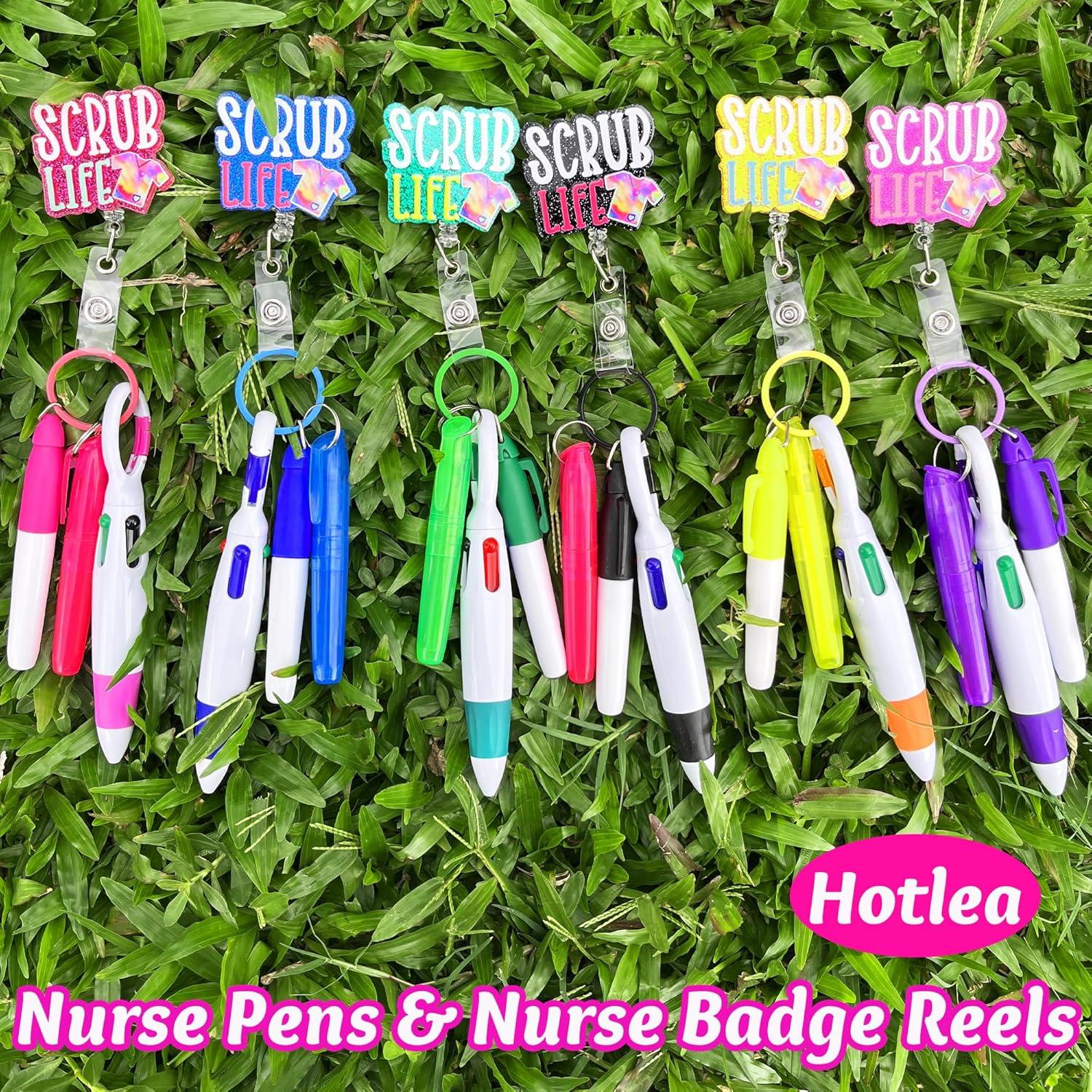 Juego de Insignia Retráctil y Bolígrafos Hotlea Verde