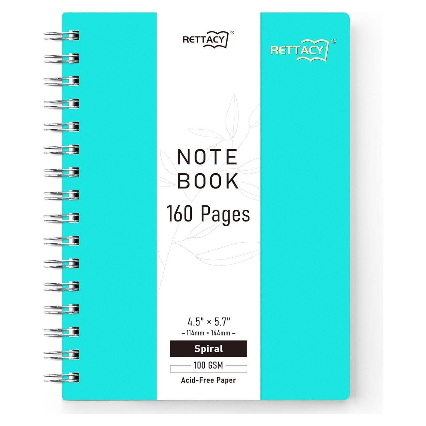 Cuaderno de Bolsillo RETTACY A6 160 Páginas Rayadas Azul