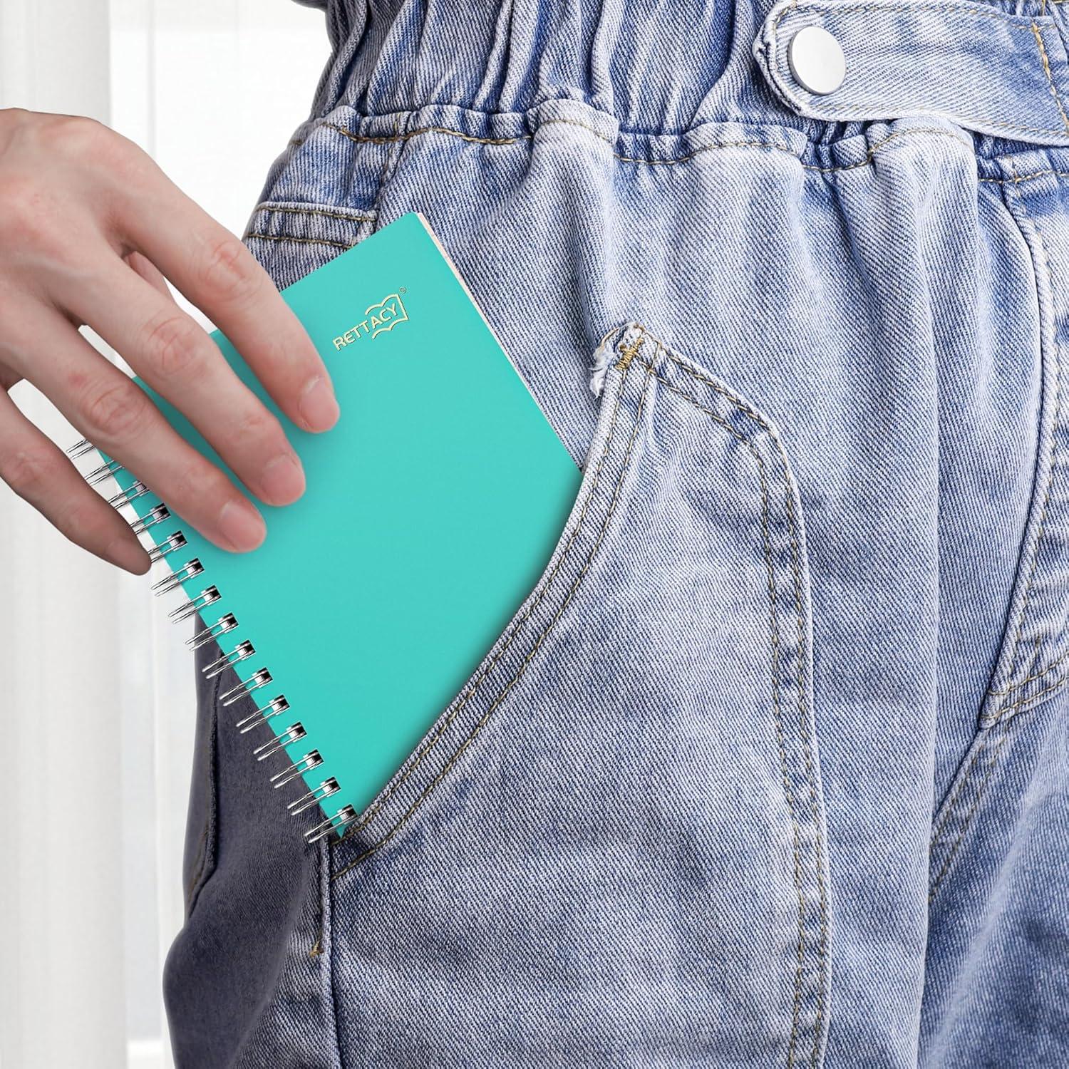 Cuaderno de Bolsillo RETTACY A6 160 Páginas Rayadas Azul