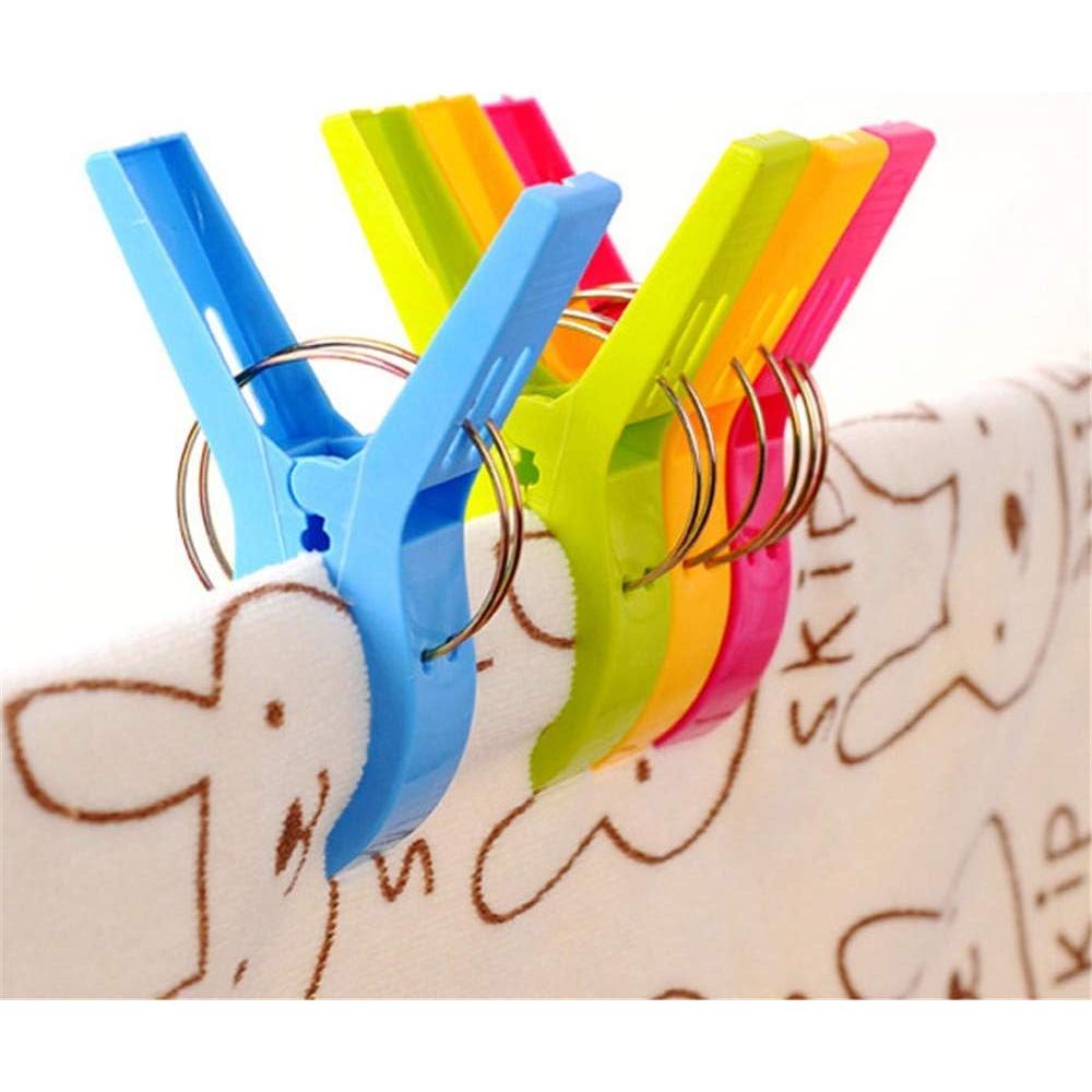 Pinzas de Toalla de Playa Danmu - Multicolor 8 Piezas