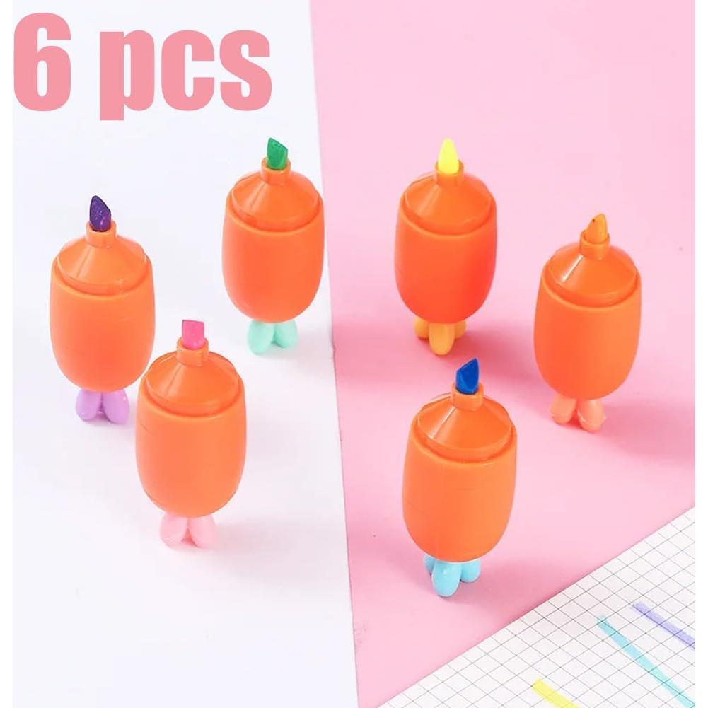 Set de 6 Marcadores de Carrotas JOMPENS Multicolor 7.5cm