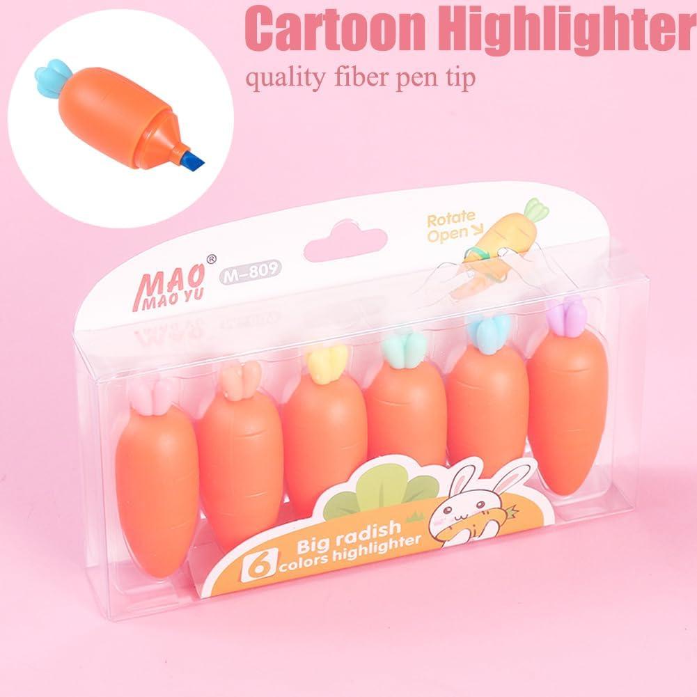 Set de 6 Marcadores de Carrotas JOMPENS Multicolor 7.5cm