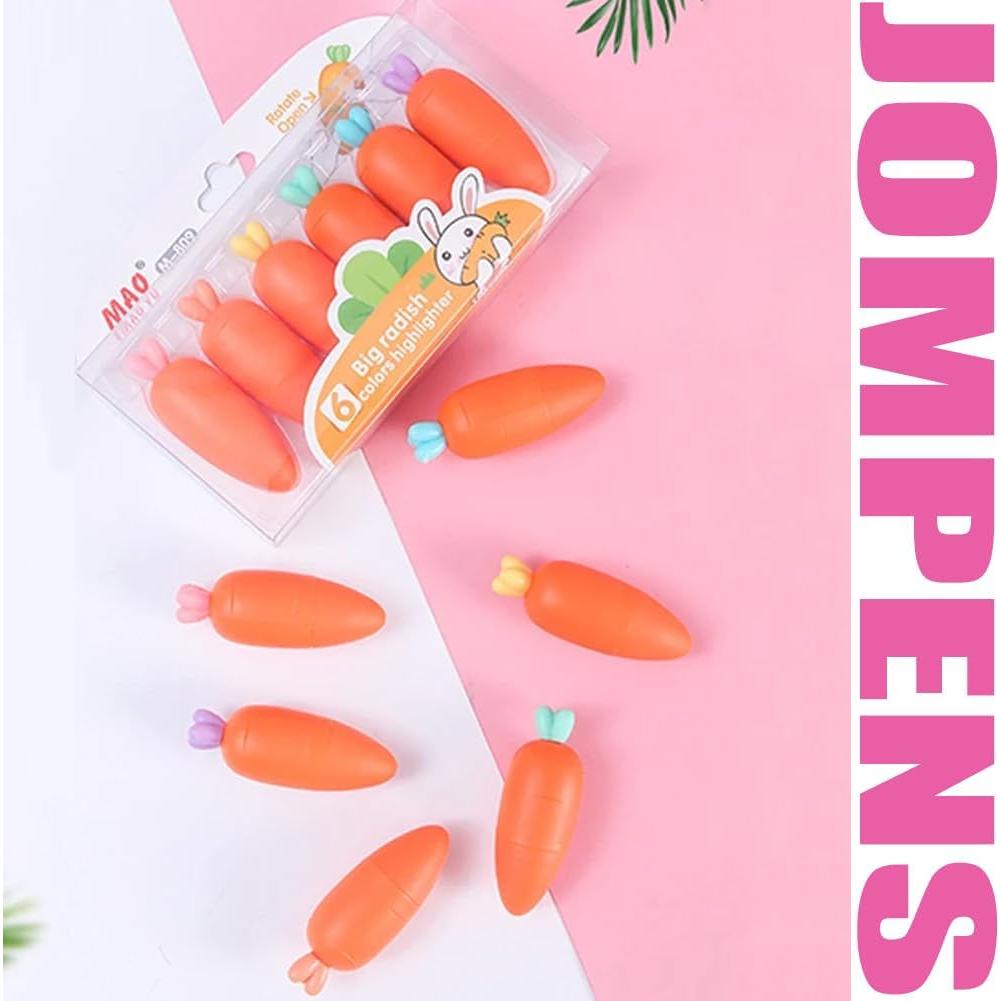 Set de 6 Marcadores de Carrotas JOMPENS Multicolor 7.5cm