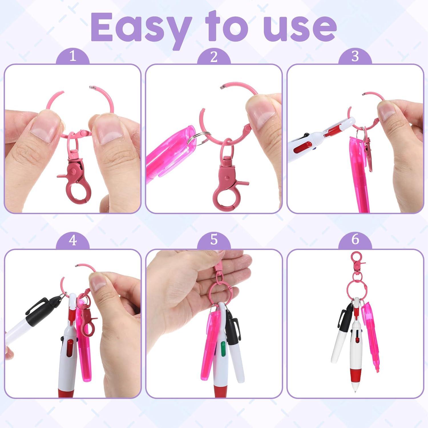 Bolígrafos Mini YBEATY 2 Paquete con Punta de Resaltador