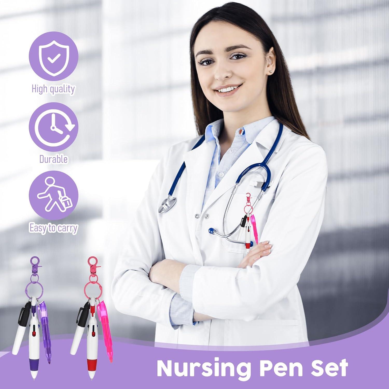 Bolígrafos Mini YBEATY 2 Paquete con Punta de Resaltador