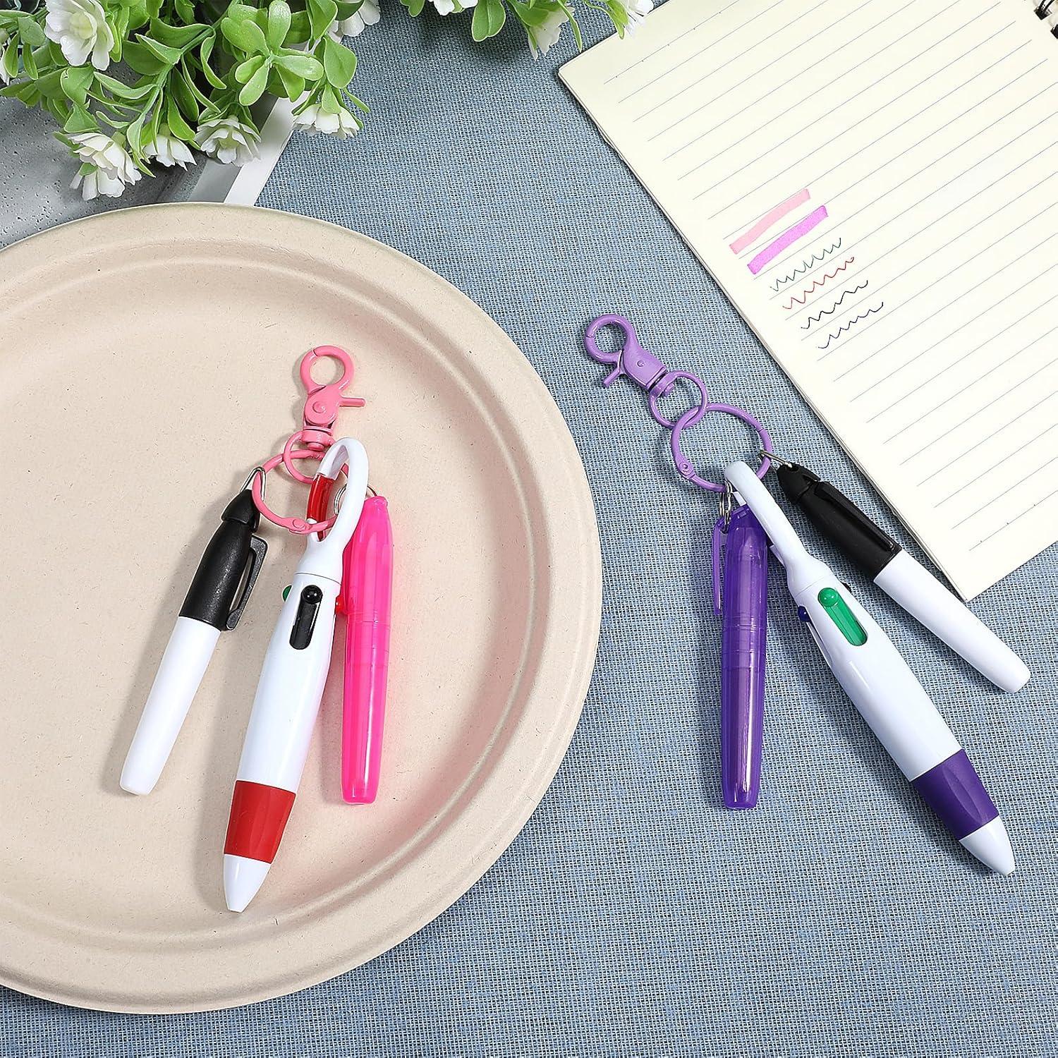 Bolígrafos Mini YBEATY 2 Paquete con Punta de Resaltador