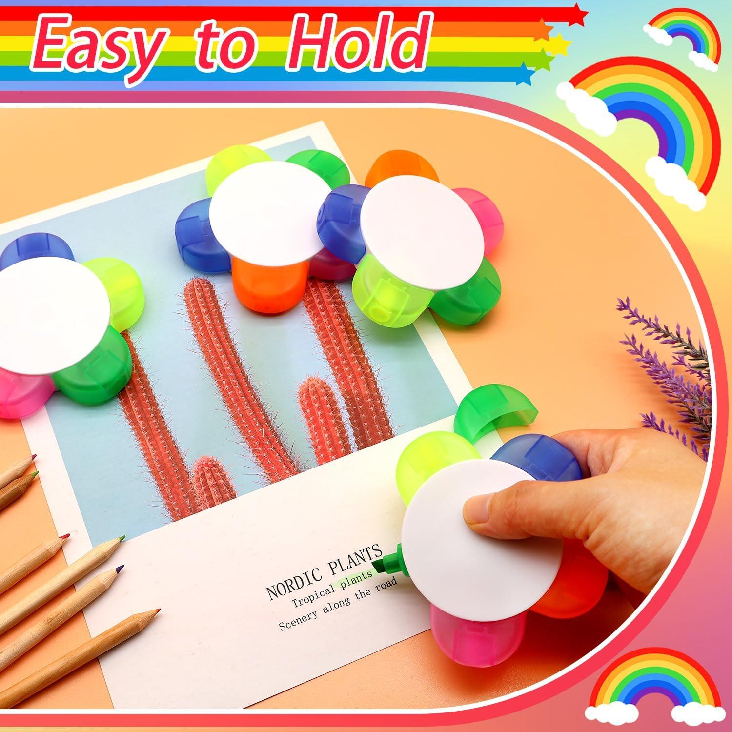 Marcadores de Pétalo 8 PCS Zooyinfy Multicolor Escritura Suave