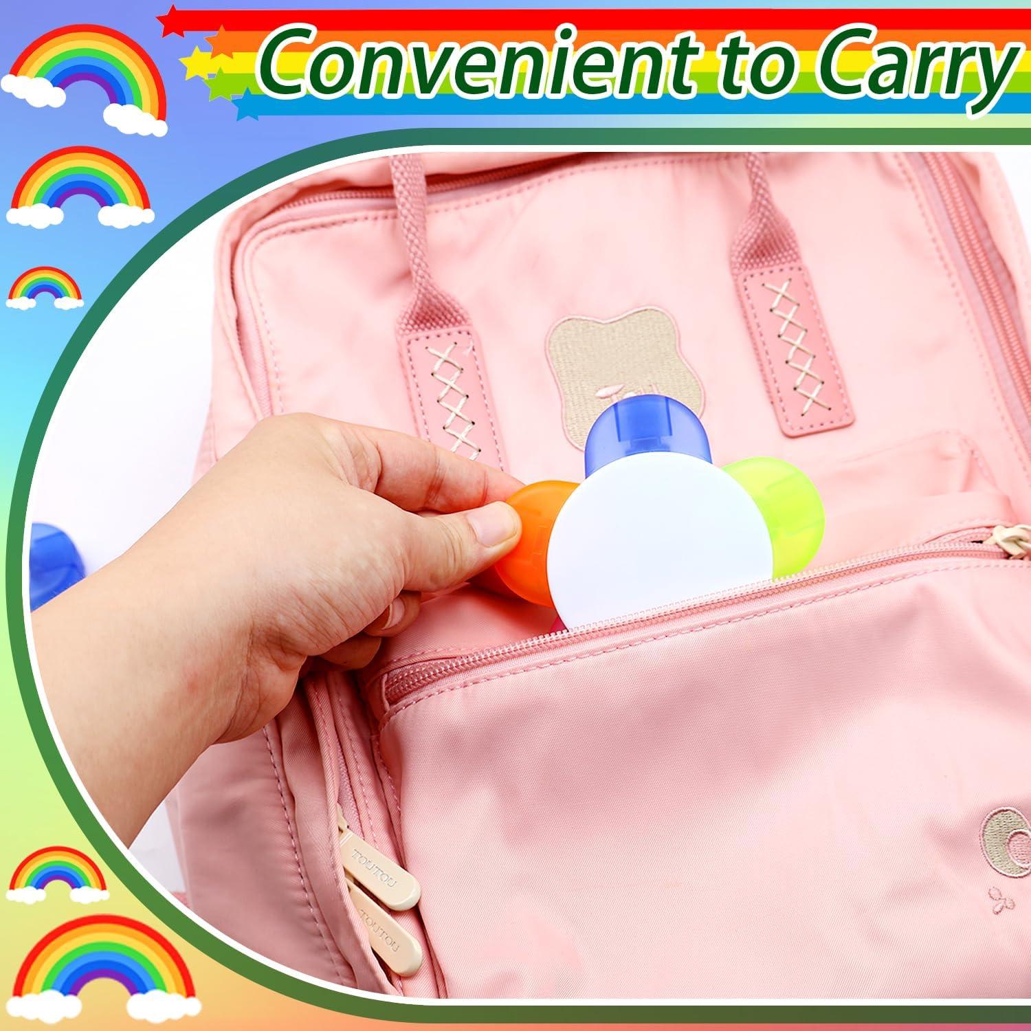 Marcadores de Pétalo 8 PCS Zooyinfy Multicolor Escritura Suave