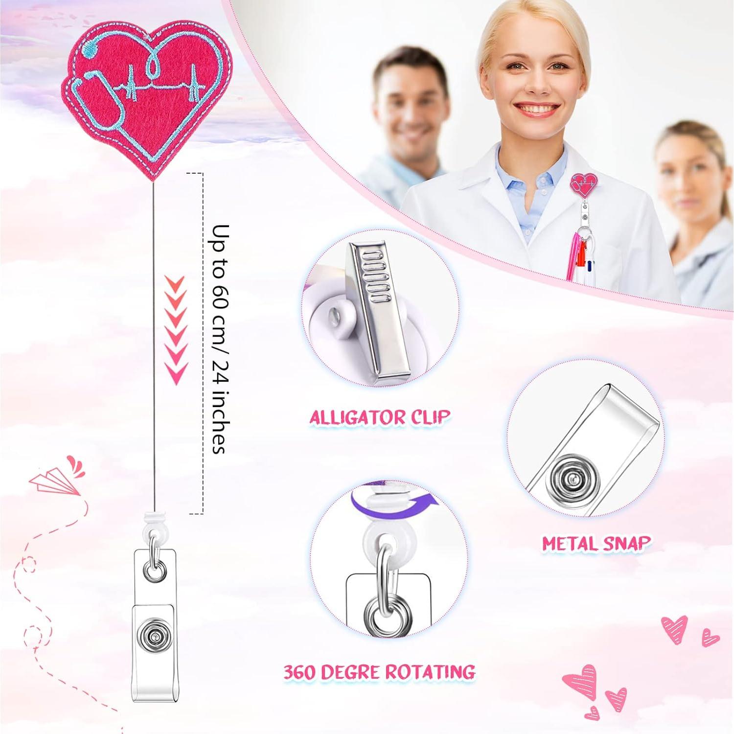 Conjunto de Regalo de Enfermera Fainne 24 Piezas con Bolígrafos y Clips