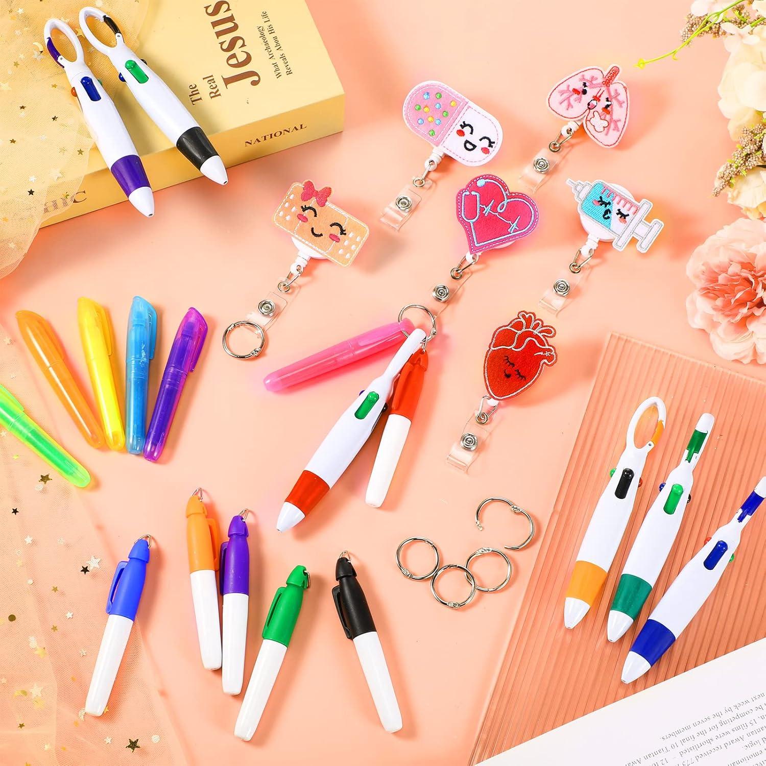 Conjunto de Regalo de Enfermera Fainne 24 Piezas con Bolígrafos y Clips