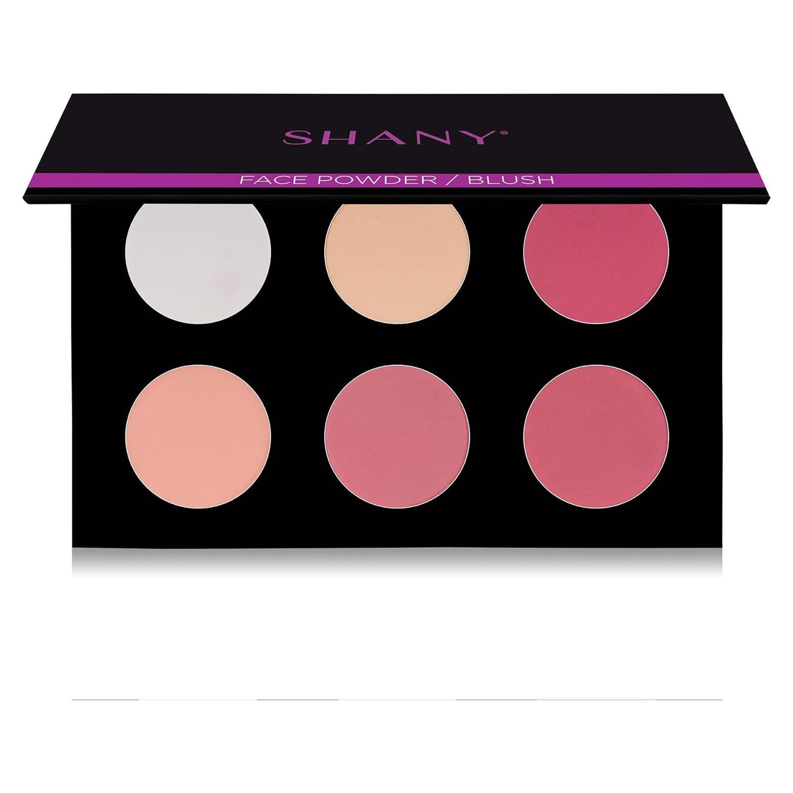 Paleta de Rubor Shimmer y Mate SHANY - Capa 4 - 6 Tonos