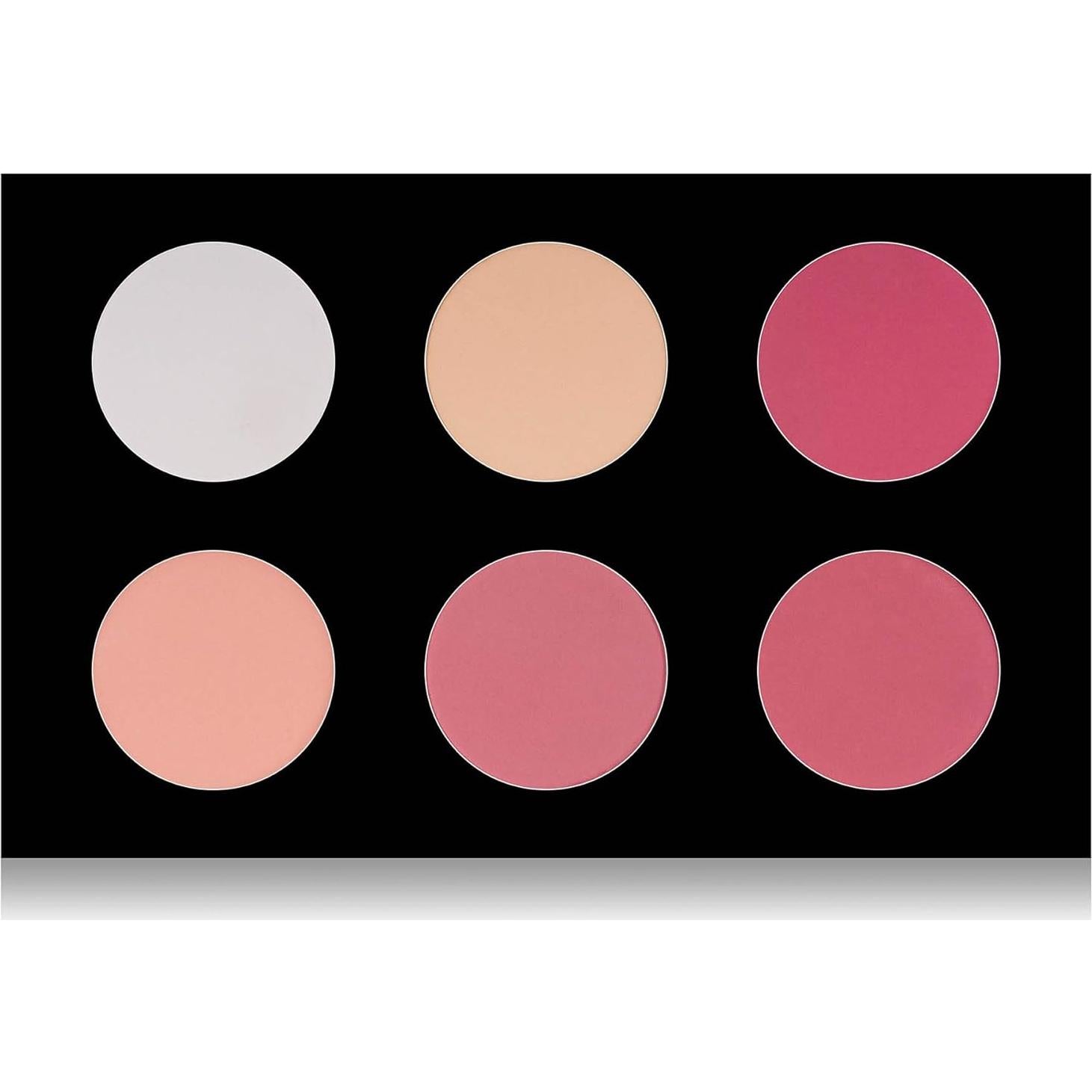 Paleta de Rubor Shimmer y Mate SHANY - Capa 4 - 6 Tonos