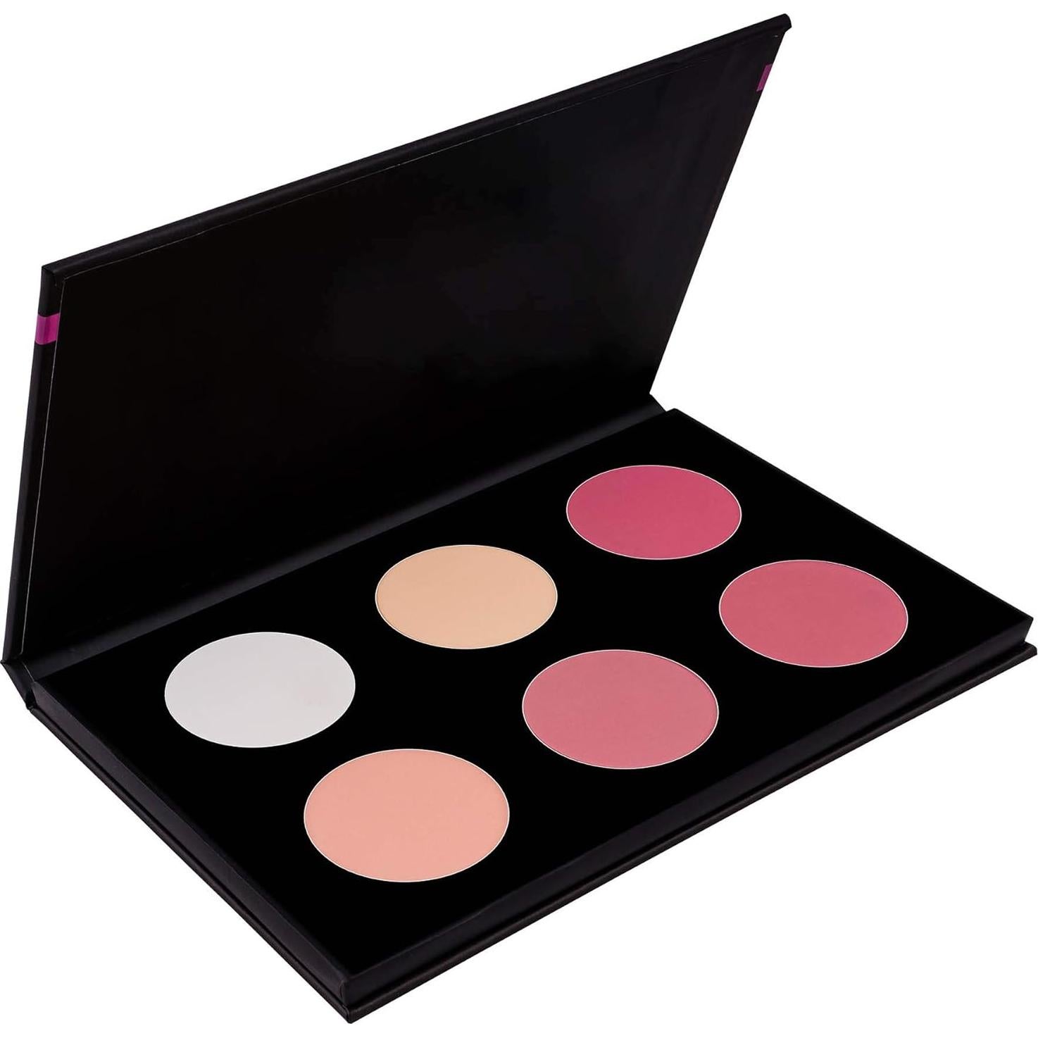 Paleta de Rubor Shimmer y Mate SHANY - Capa 4 - 6 Tonos