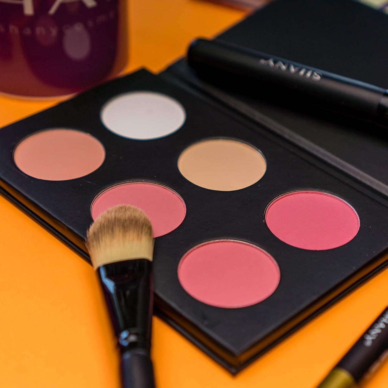 Paleta de Rubor Shimmer y Mate SHANY - Capa 4 - 6 Tonos