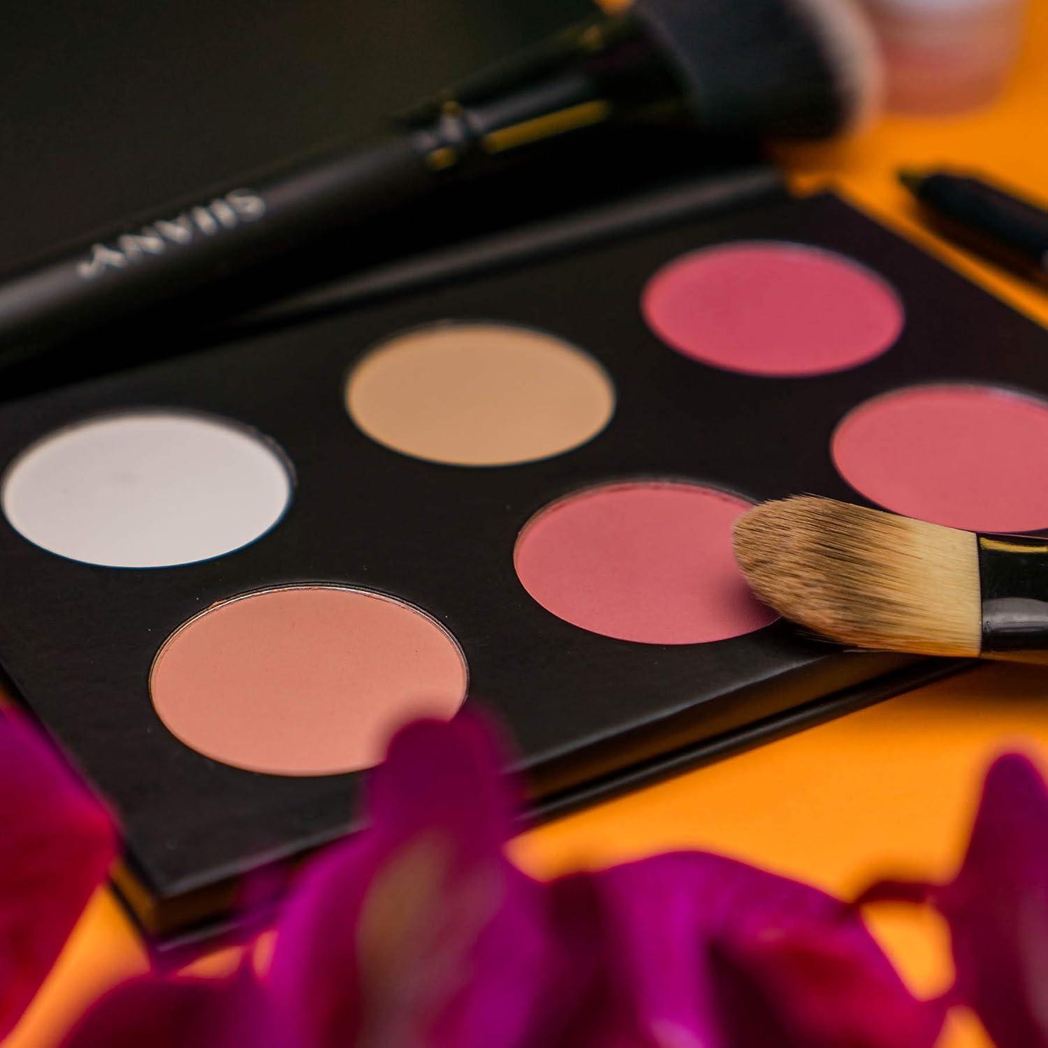 Paleta de Rubor Shimmer y Mate SHANY - Capa 4 - 6 Tonos