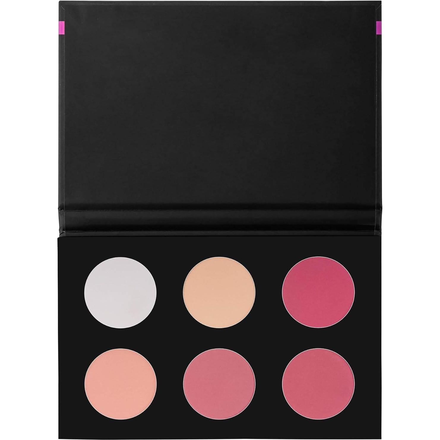Paleta de Rubor Shimmer y Mate SHANY - Capa 4 - 6 Tonos