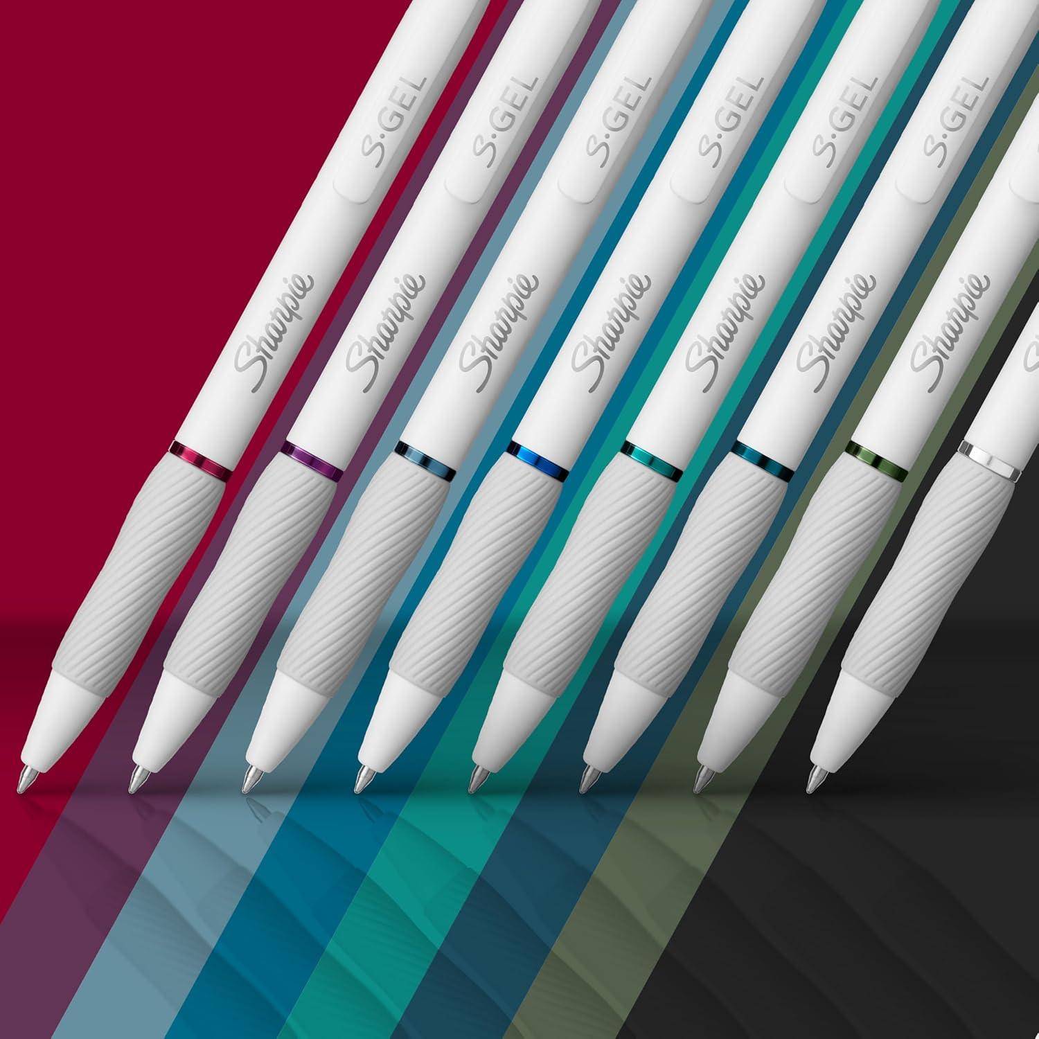 Bolígrafos de Gel Sharpie S-Gel Multicolor 0.7mm - 8 Unidades