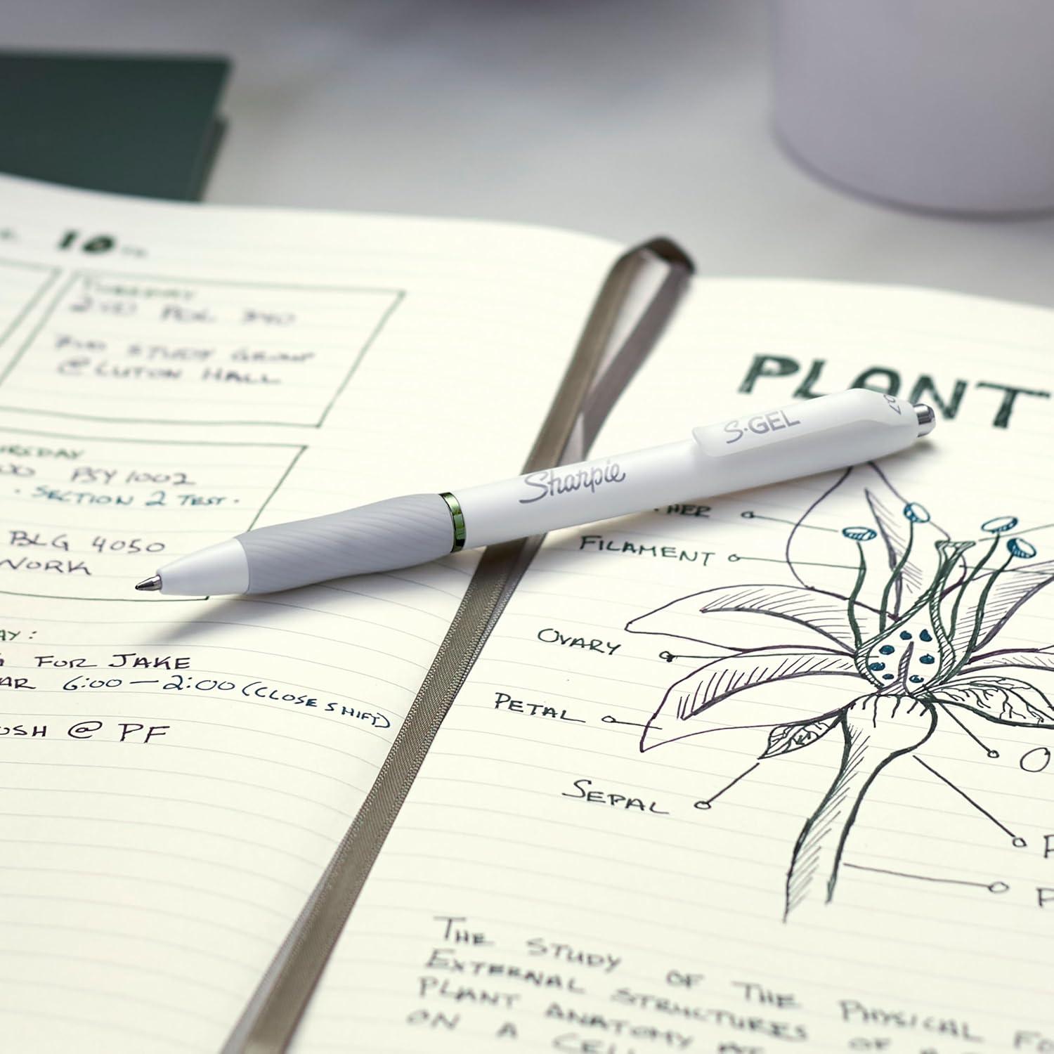 Bolígrafos de Gel Sharpie S-Gel Multicolor 0.7mm - 8 Unidades