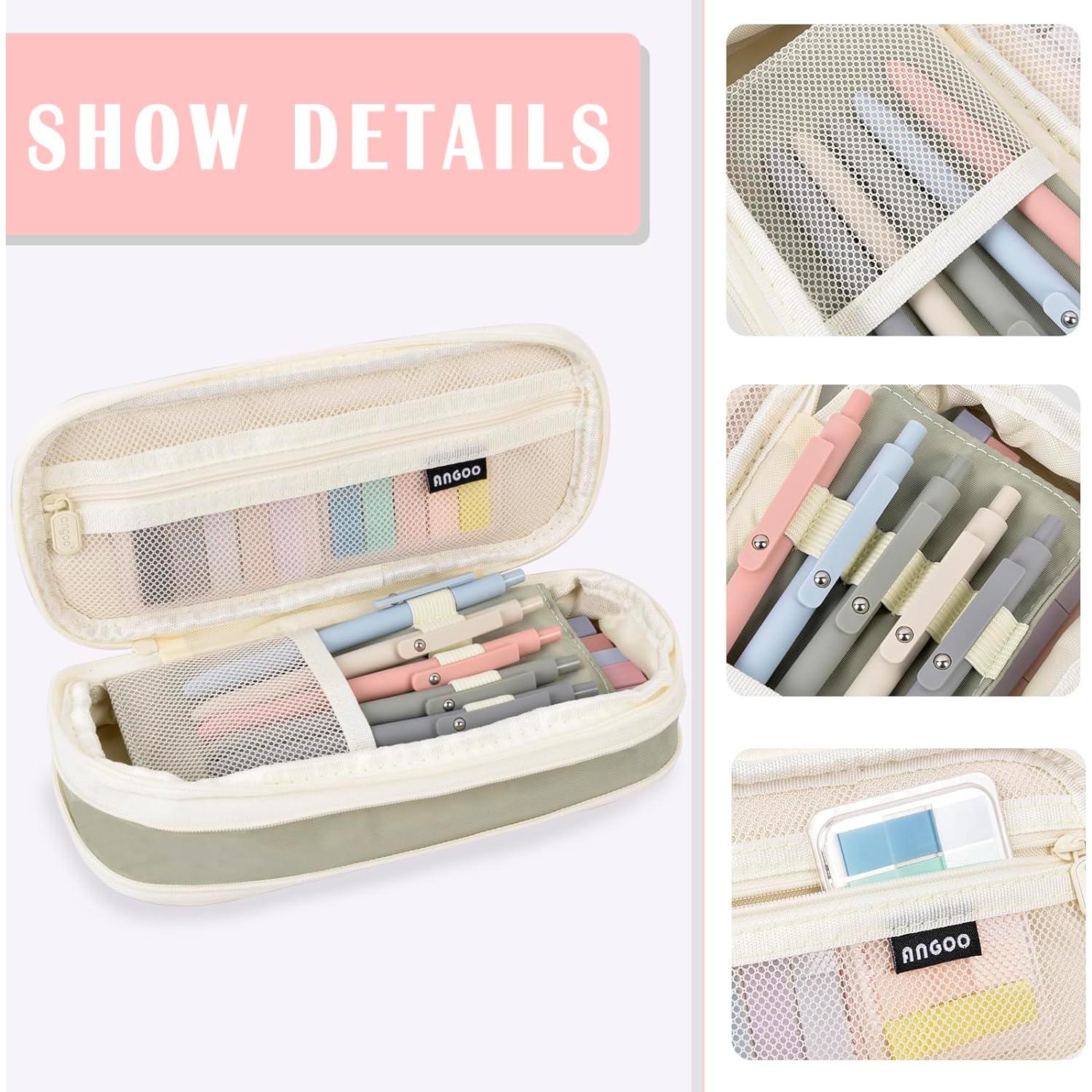 27 Piezas Suministros Escolares ChezMax - Marcadores, Bolígrafos y Estuche