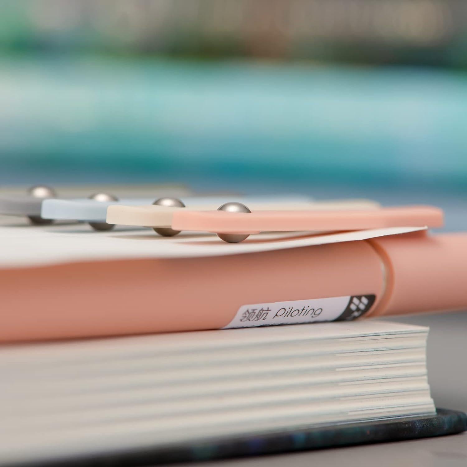 Juego de 5 bolígrafos de gel Wikult Morandi tinta negra 0.5mm